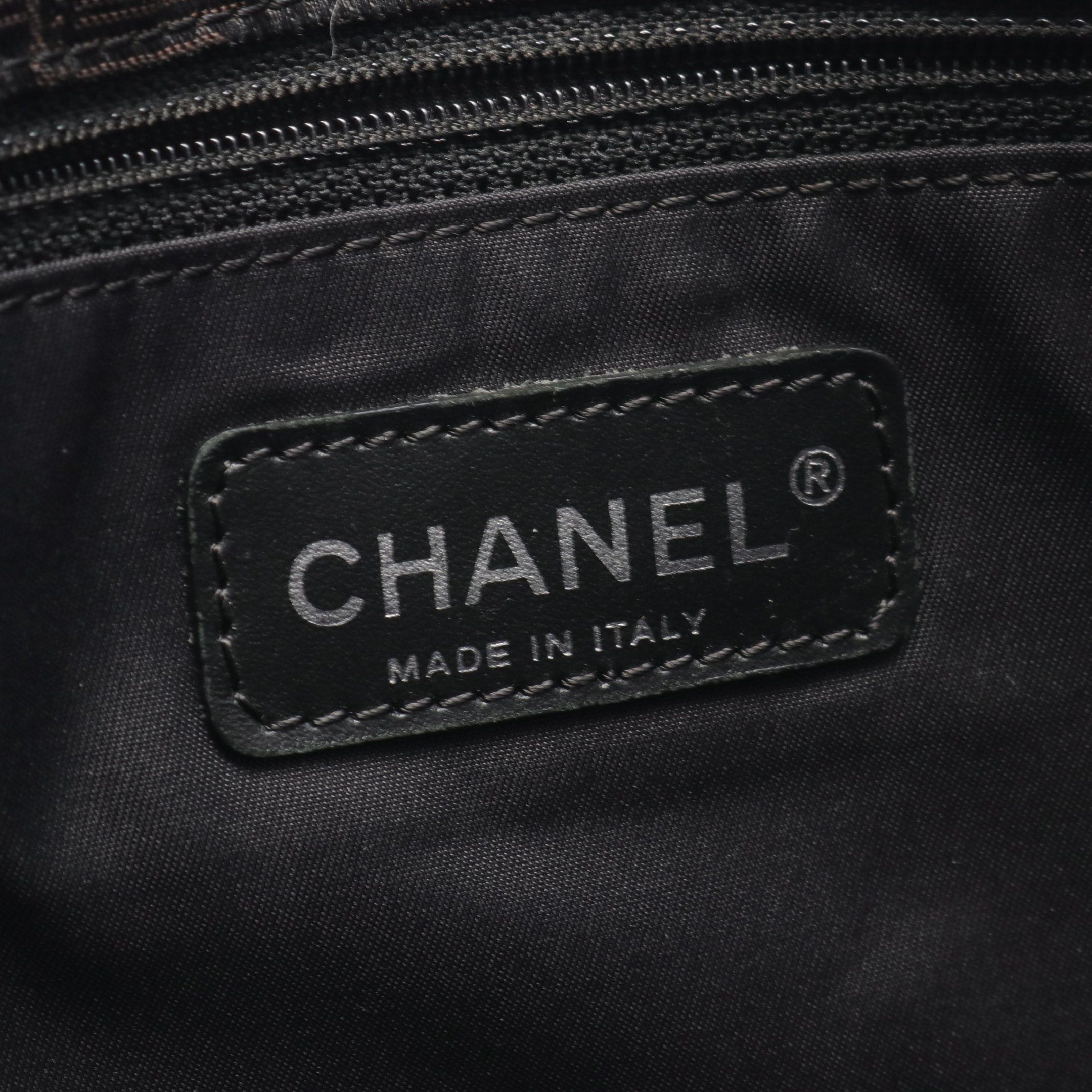 Chanel Chanel New Travel Line Messenger Bag Shoulder Nylon Canvas Leather Dark Brown Black Silver Hardware Size ONE SIZE - 4 Thumbnail