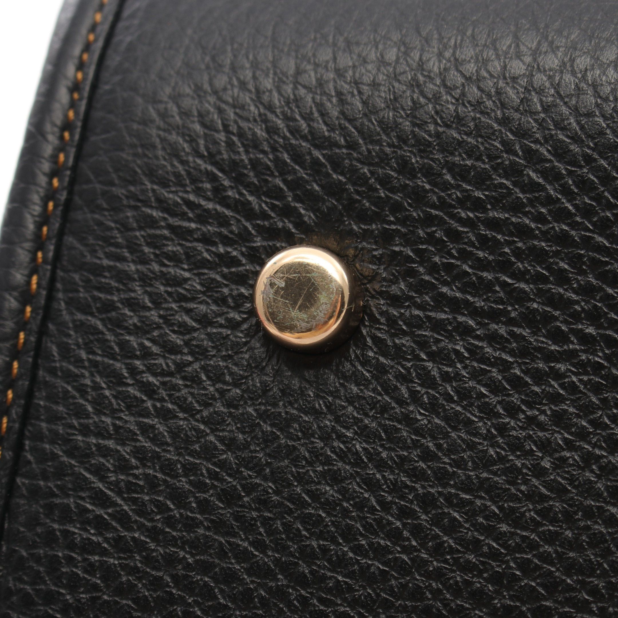 Coach Coach Dempsey Tote 40 Blocked Signature Handbag Bag Leather Beige Brown Black Size ONE SIZE - 5 Thumbnail