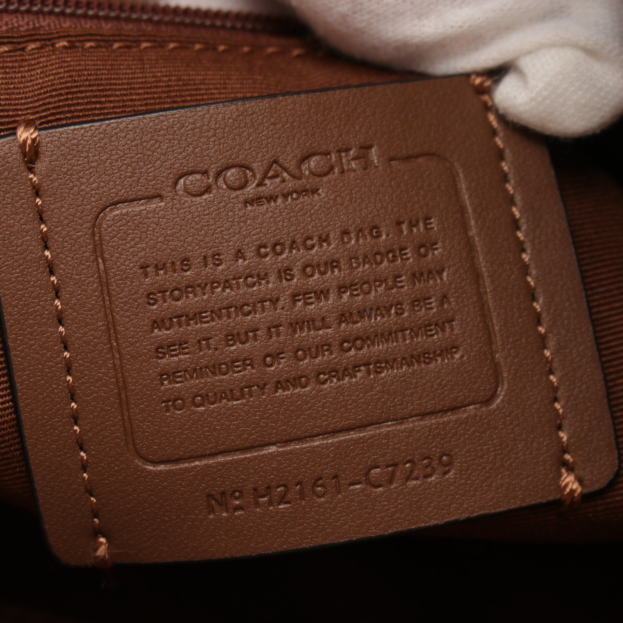 Coach Coach Dempsey Tote 40 Blocked Signature Handbag Bag Leather Beige Brown Black Size ONE SIZE - 4 Thumbnail