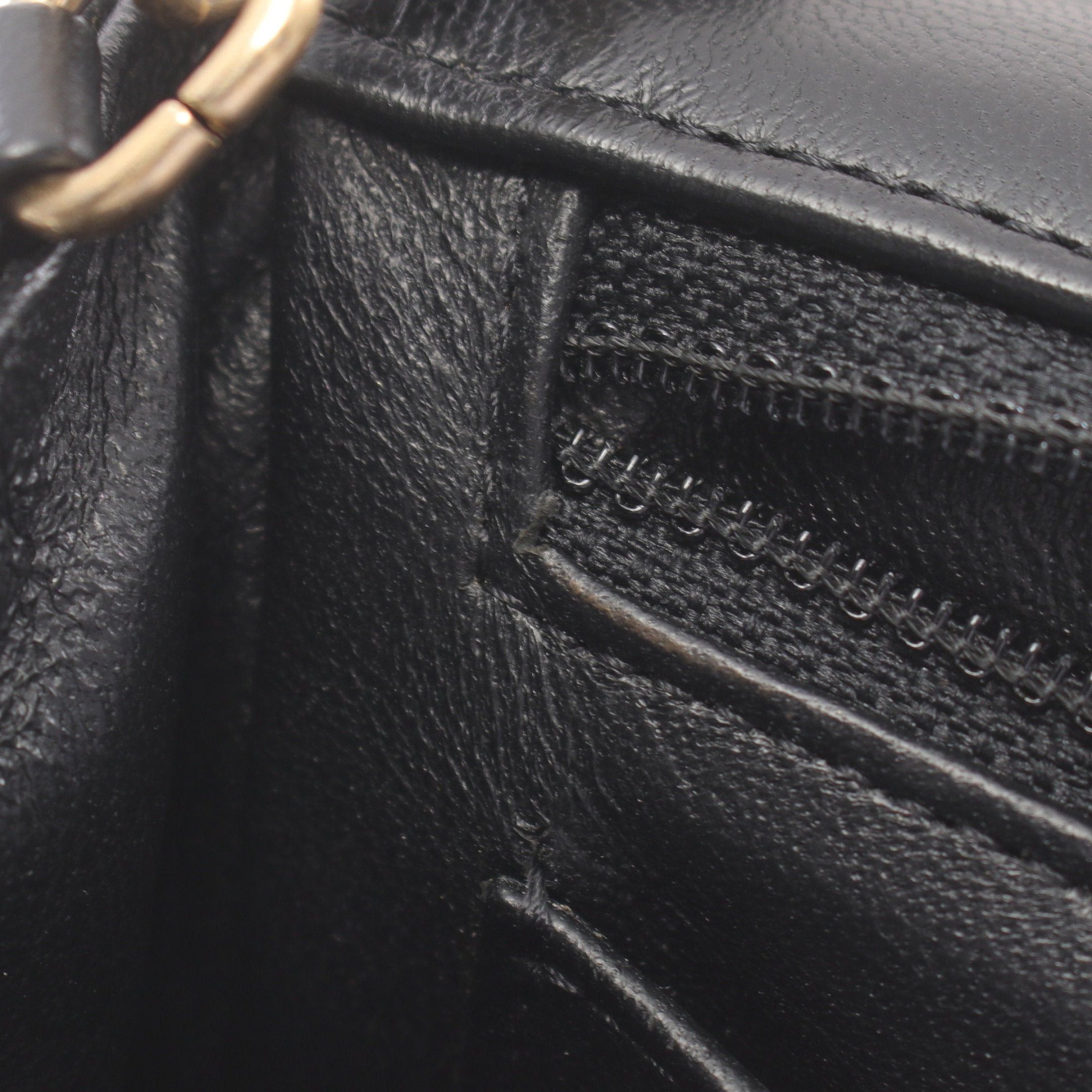 Chanel Chanel Matelasse Chain Shoulder Bag Lambskin Black Gold Hardware Size ONE SIZE - 8 Thumbnail