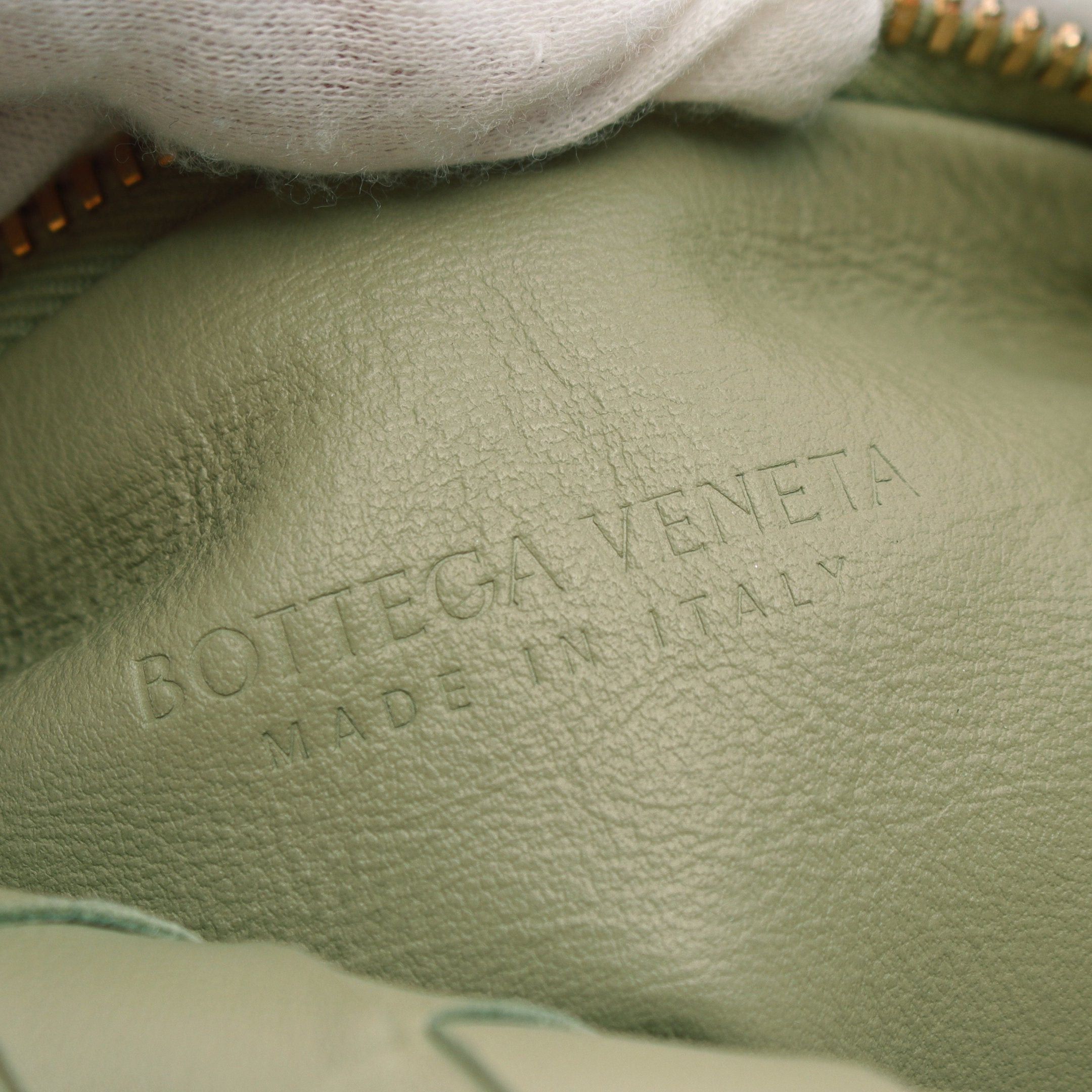 Bottega Veneta Bottega Veneta Mini Jody Handbag Leather Gray Green Size ONE SIZE - 4 Thumbnail