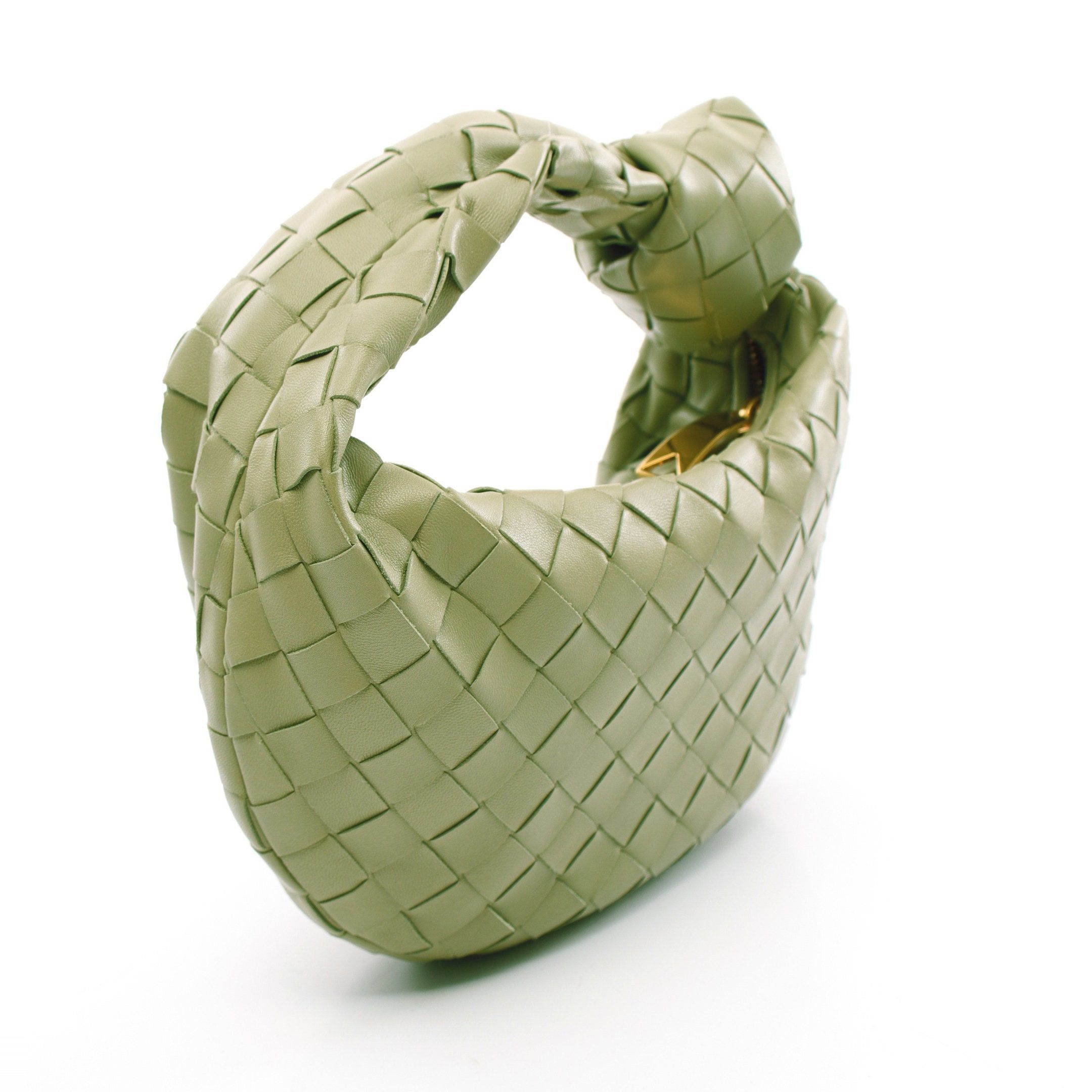 Bottega Veneta Bottega Veneta Mini Jody Handbag Leather Gray Green Size ONE SIZE - 2 Thumbnail