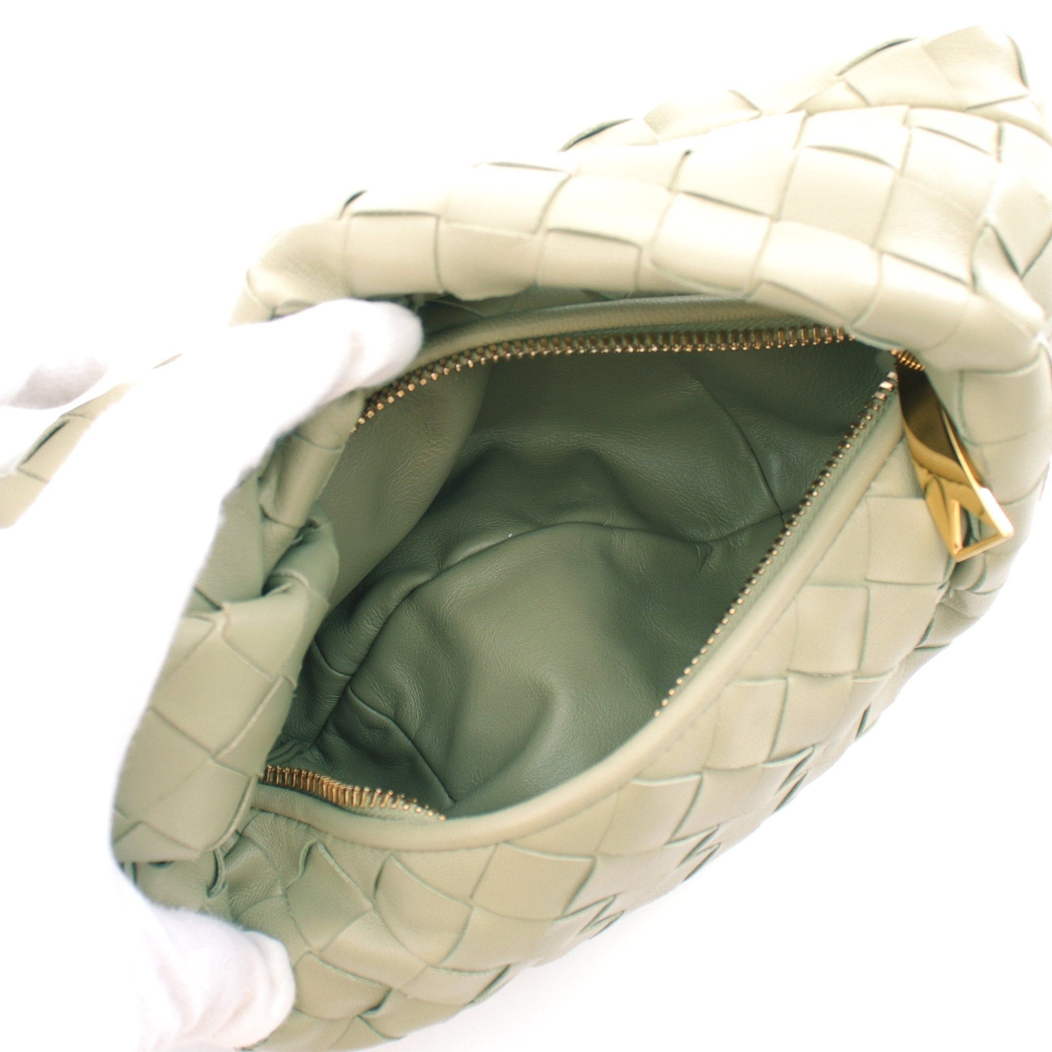Bottega Veneta Bottega Veneta Mini Jody Handbag Leather Gray Green Size ONE SIZE - 3 Thumbnail