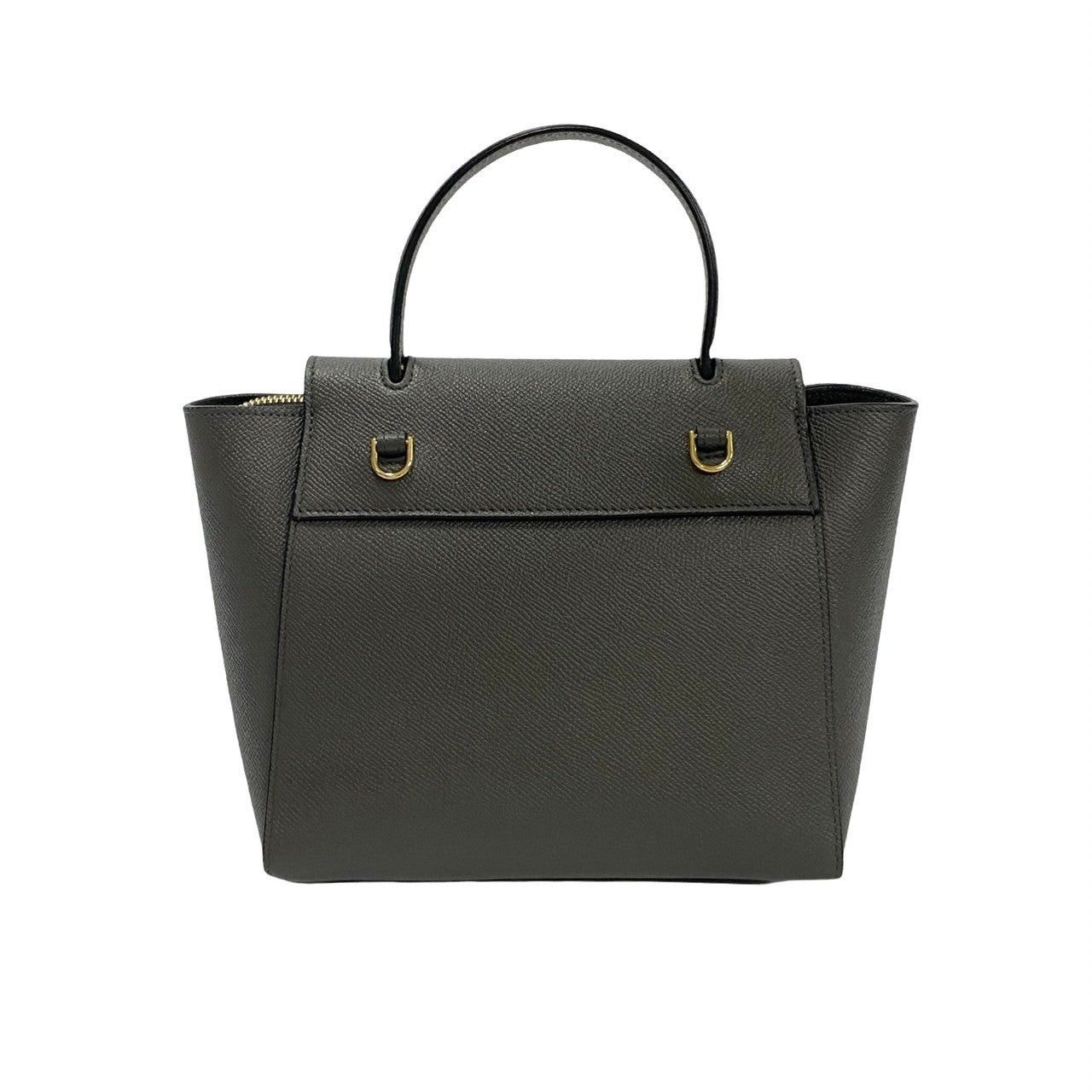 Celine Celine Shoulder Bag Gray Leather Size ONE SIZE - 4 Thumbnail