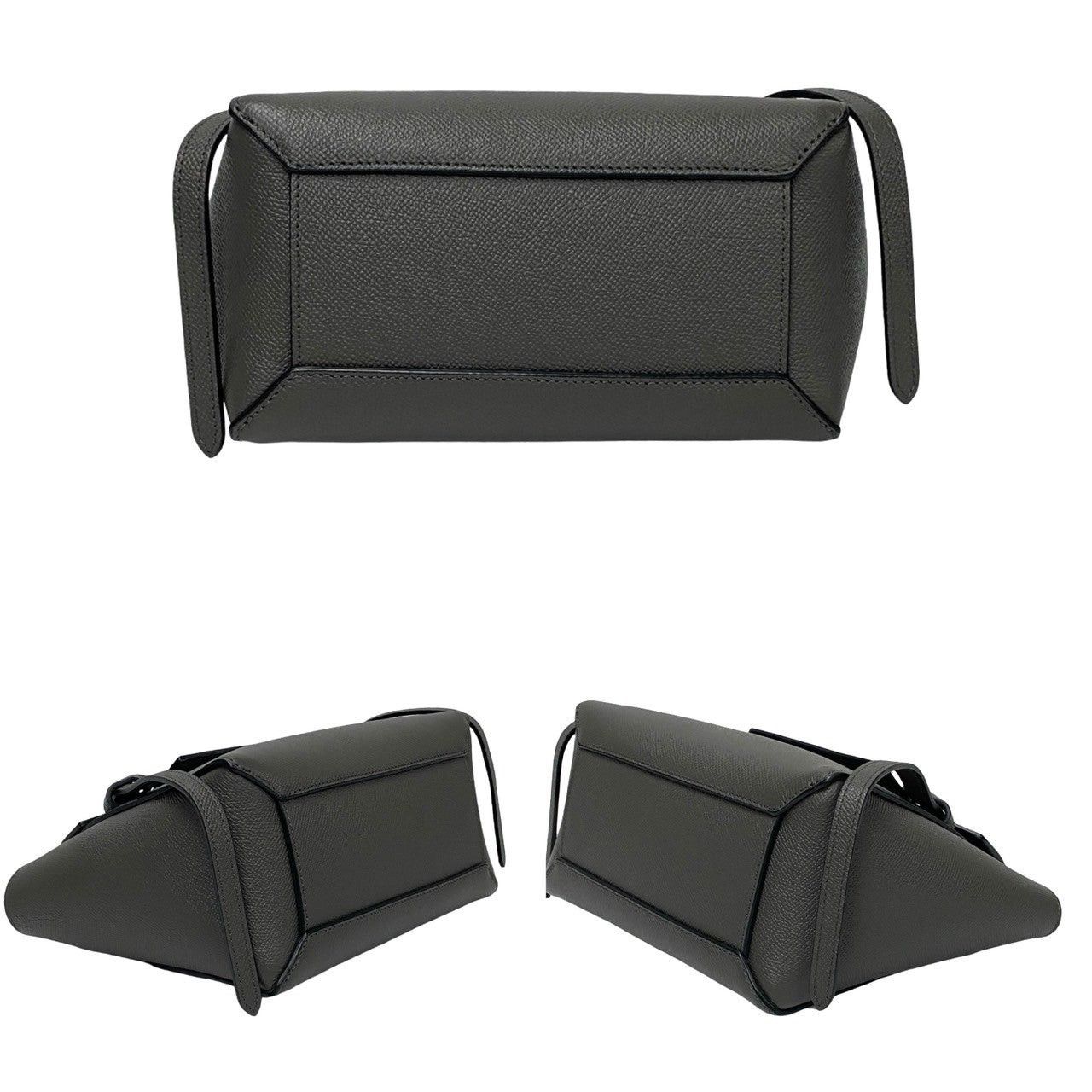 Celine Celine Shoulder Bag Gray Leather Size ONE SIZE - 6 Thumbnail