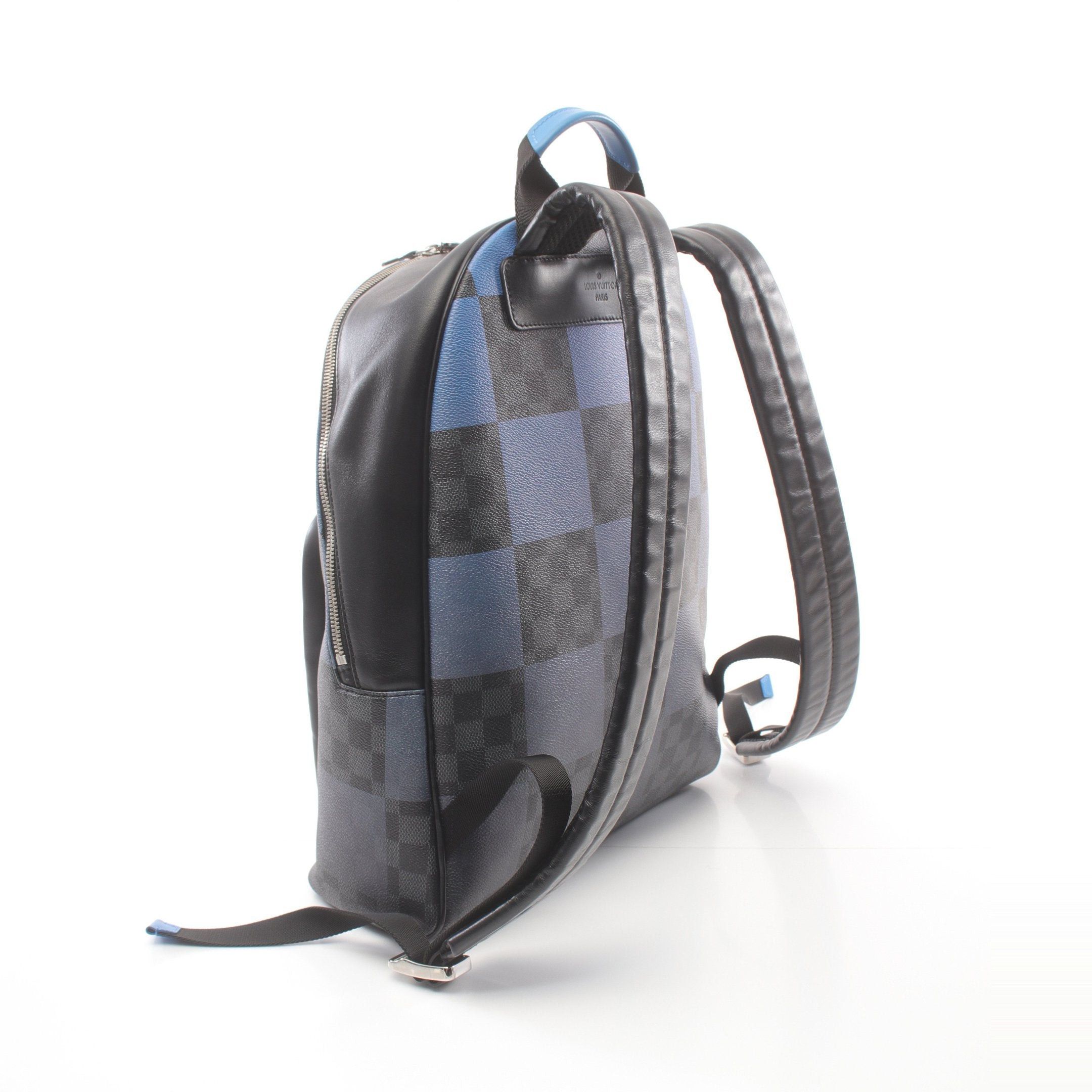 Louis Vuitton Louis Vuitton Josh Nv Damier Graphite Giant Backpack Rucksack Leather Blue Black Size ONE SIZE - 2 Thumbnail