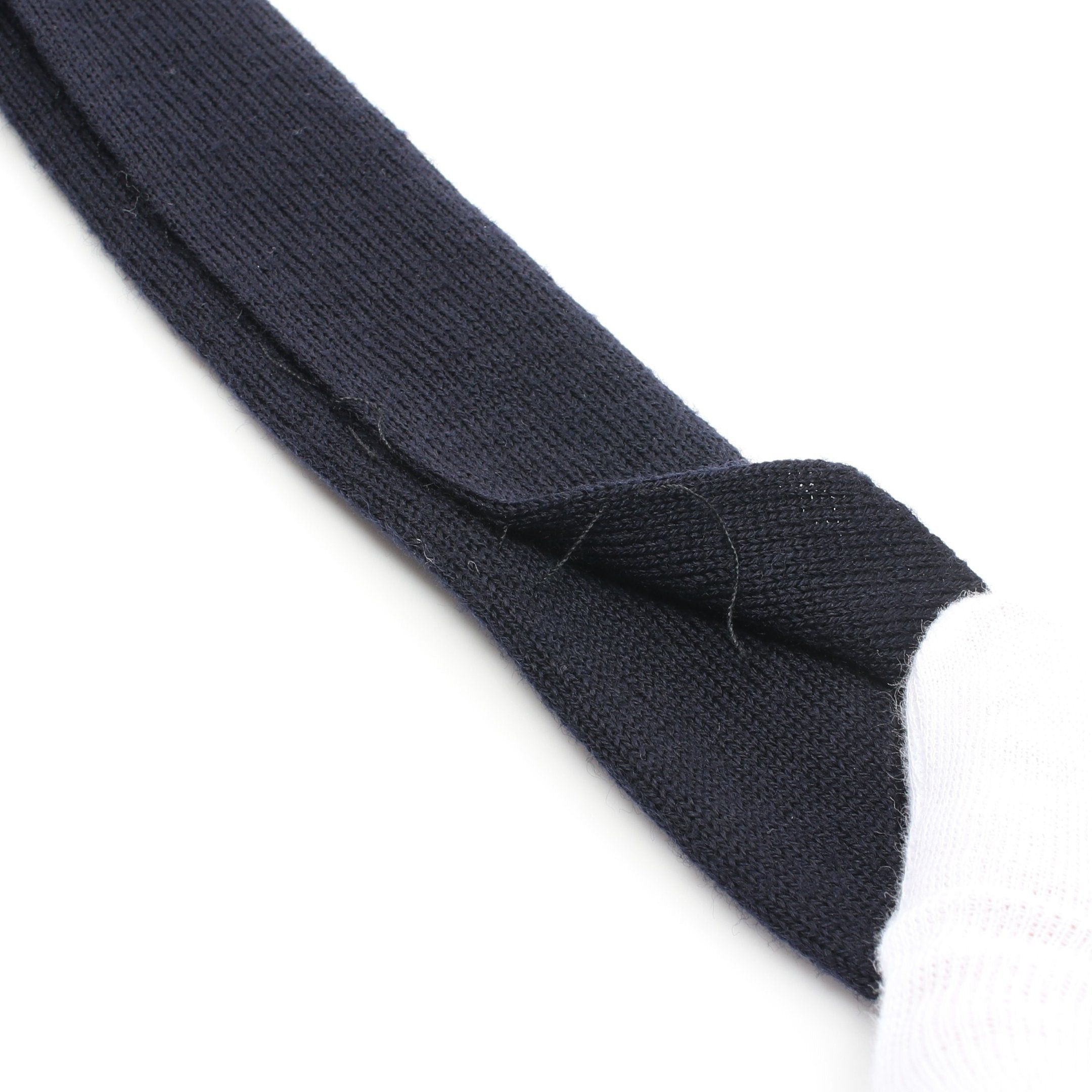 Gucci Gucci Embroidery Knit Tie Wool Navy Multicolor Size ONE SIZE - 8 Thumbnail
