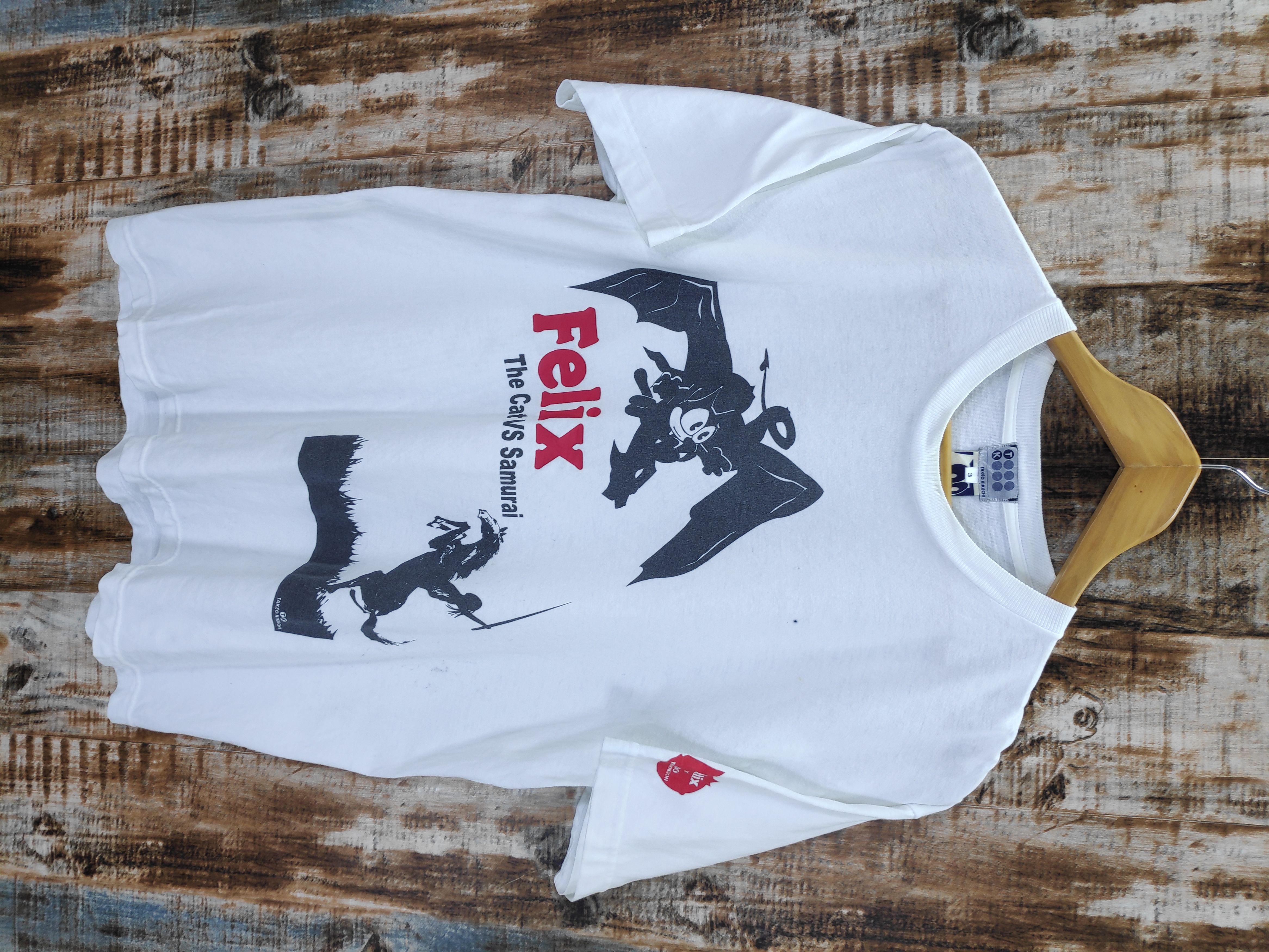 Takeo Kikuchi Felix The Cat Samurai shirt
