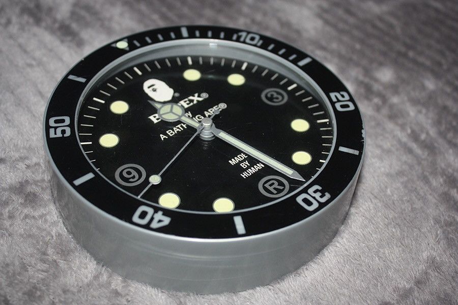 Bape Bapex Wall Clock *GLOW IN THE DARK* | Grailed