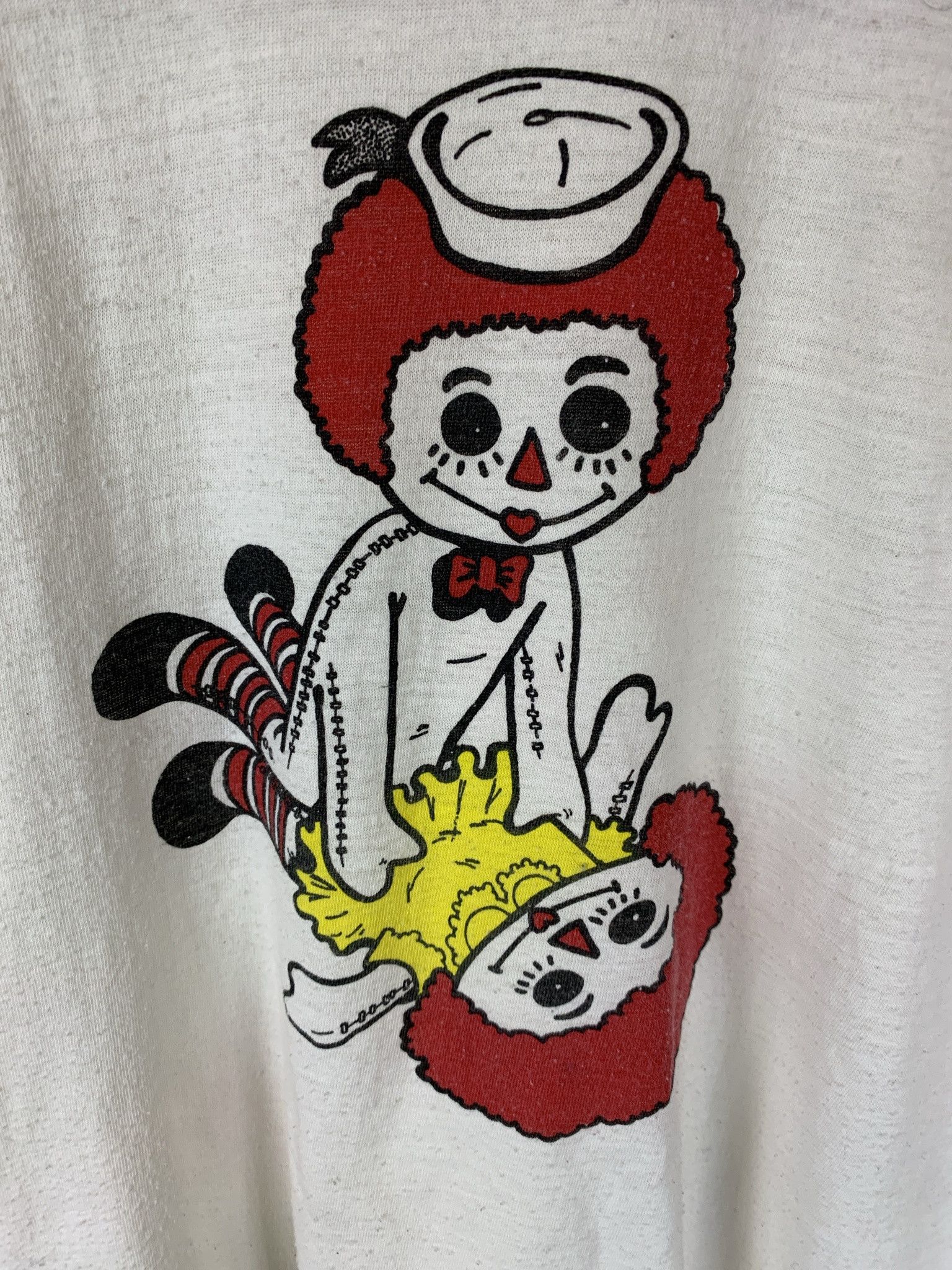 Cartoon Network × Vintage True Vintage 1960s.70s Raggedy Anne Raggedy Andy Sex Ringer Tee Size L Size US L / EU 52-54 / 3 - 3 Thumbnail