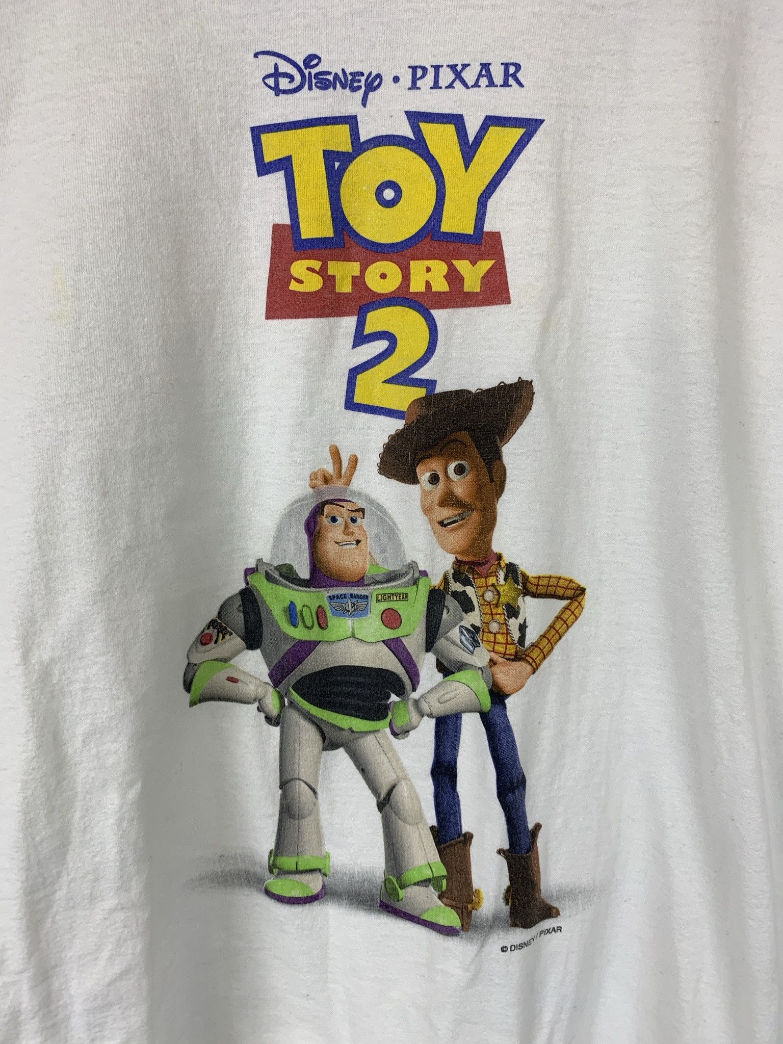Disney × Vintage Vintage 1999 Toy Story 2 Disney Pixar Woody Buzz Tee Shirt Size XL Size US XL / EU 56 / 4 - 2 Thumbnail