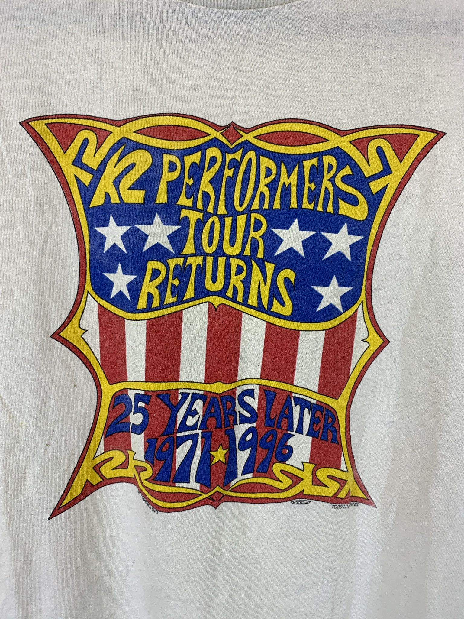Vintage Vintage 1990s K2 Performance Tee Ski Team Tee Size XL Size US XL / EU 56 / 4 - 2 Thumbnail