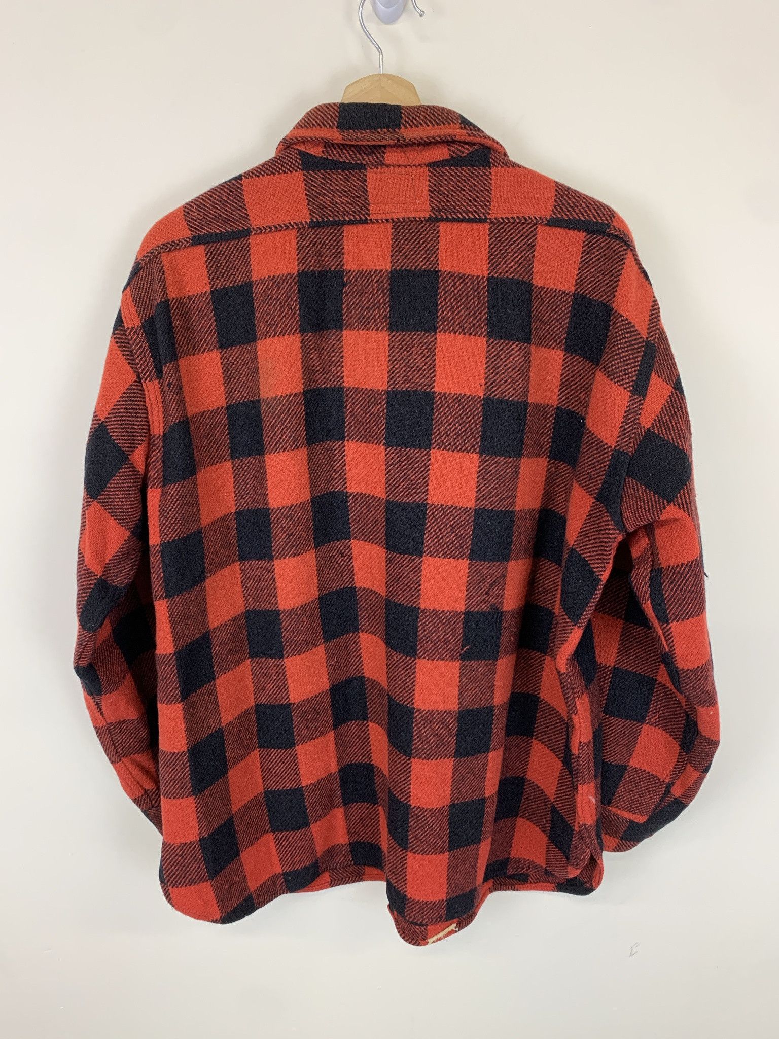 Flannel × Vintage Vintage 1980s Wool Buffalo Flannel Roomy Richard Thick Flannel Size L Size US L / EU 52-54 / 3 - 3 Thumbnail