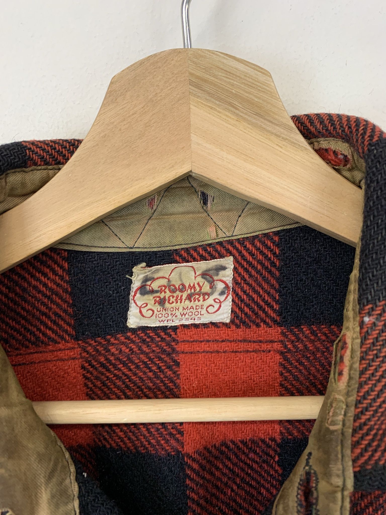 Flannel × Vintage Vintage 1980s Wool Buffalo Flannel Roomy Richard Thick Flannel Size L Size US L / EU 52-54 / 3 - 2 Thumbnail