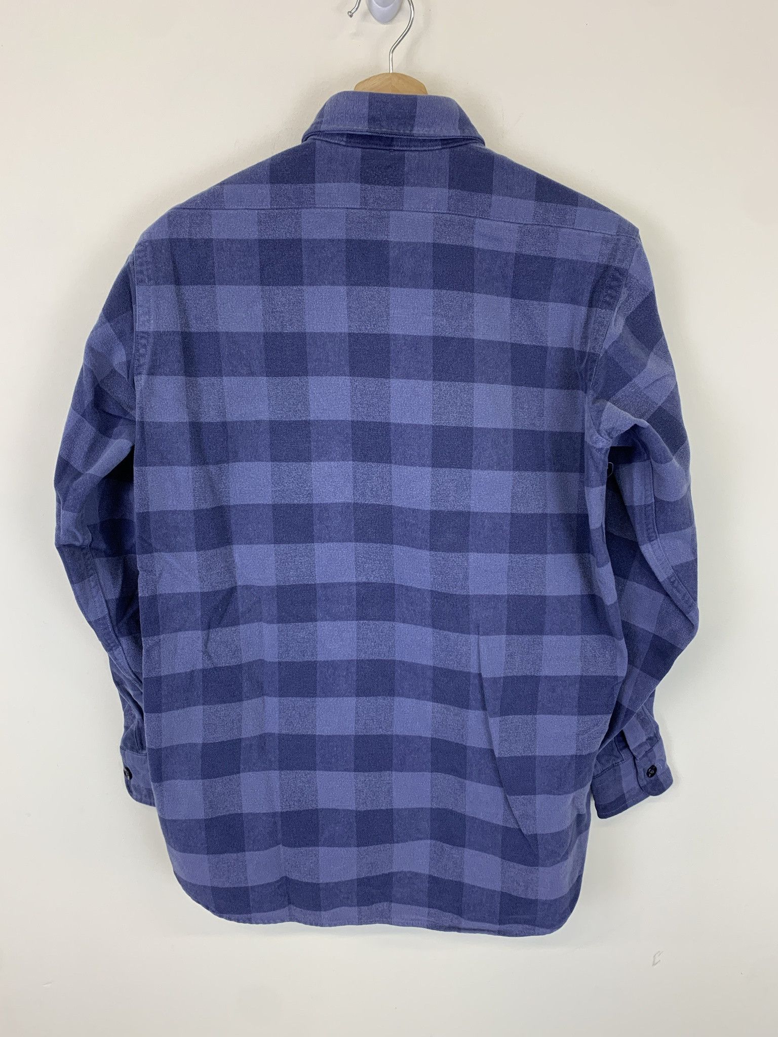 Flannel × Vintage Vintage LL Bean 1990s Thick Flannel Blue LL Bean Chamois Flannel Size S Size US S / EU 44-46 / 1 - 4 Thumbnail