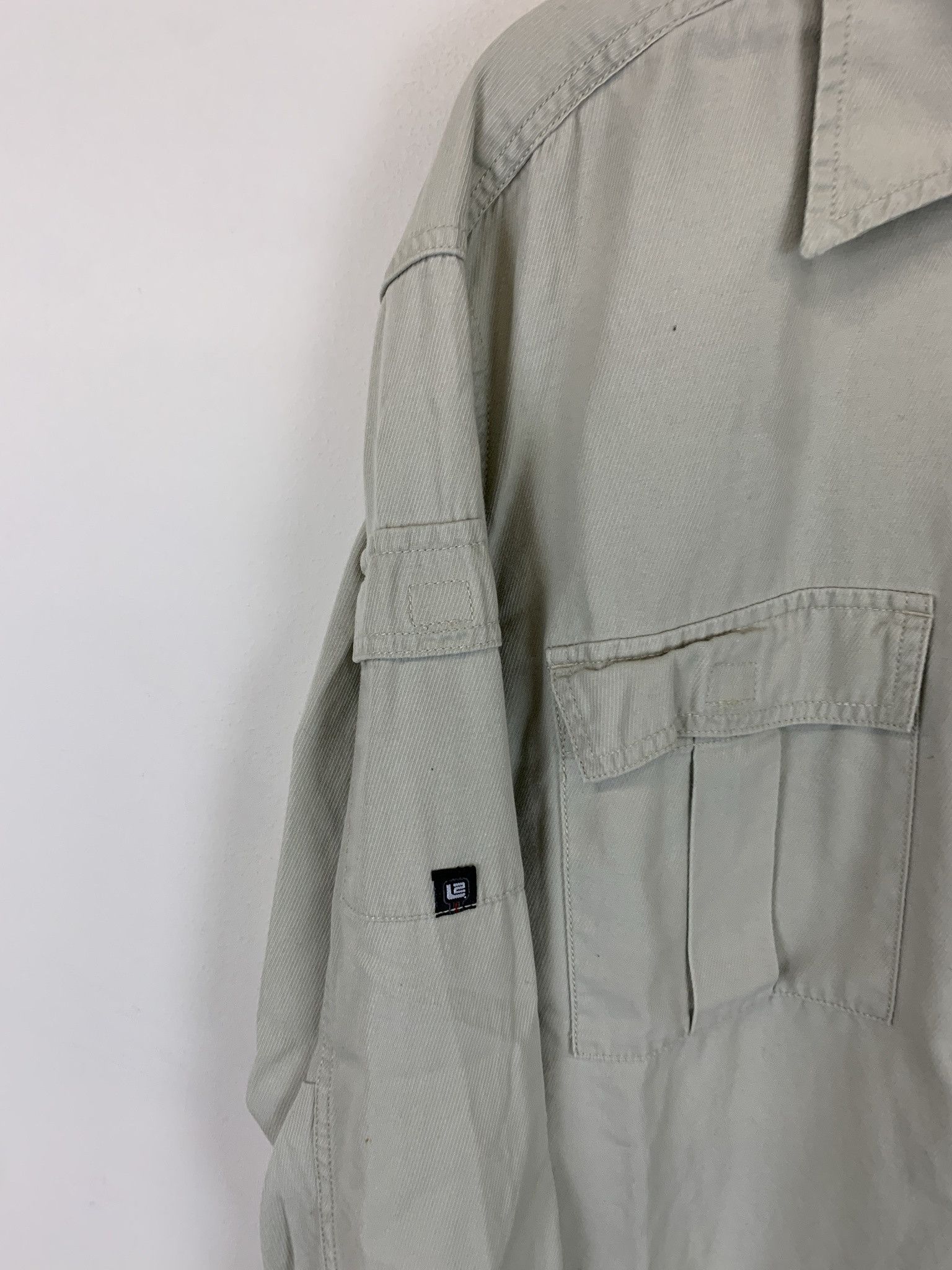 Flannel × Vintage Vintage 90s Y2k Levi's Strauss L2 Techwear Shirt Size M Size US M / EU 48-50 / 2 - 2 Thumbnail