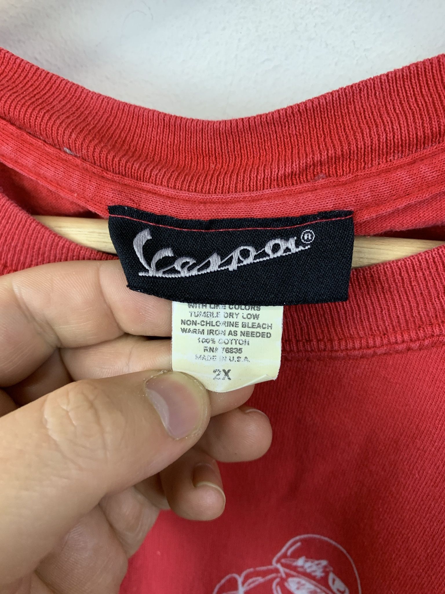 Vintage Vintage Vespa Tee 2000s Vespa Art Scooter Tee Size XXL Size US XXL / EU 58 / 5 - 3 Thumbnail