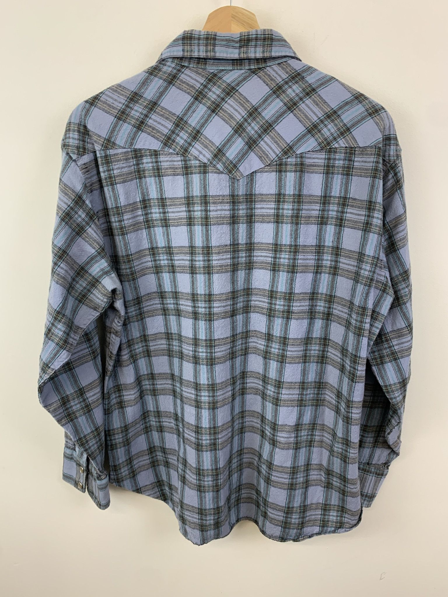 Flannel × Pendleton × Vintage Vintage 1990s Pendleton Flannel Western Cowboy Pearl Snap Shirt Size XL Size US XL / EU 56 / 4 - 3 Thumbnail
