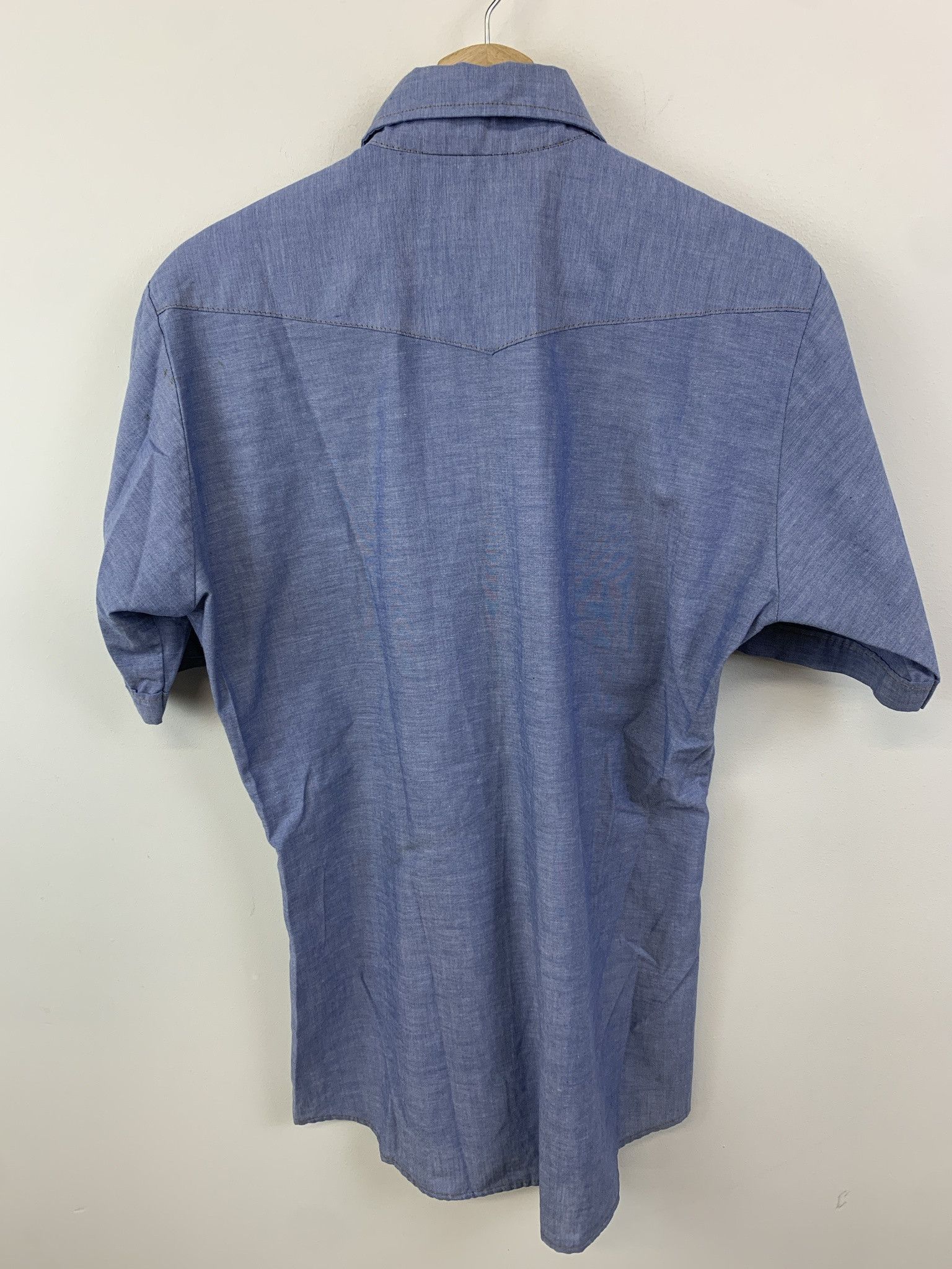 Flannel × Vintage Vintage Western Pearl Snap Contrast Stitch Shirt Size S Size US S / EU 44-46 / 1 - 3 Thumbnail