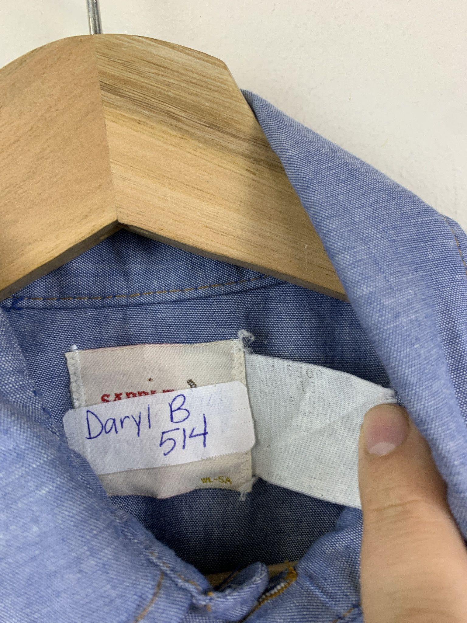 Flannel × Vintage Vintage Western Pearl Snap Contrast Stitch Shirt Size S Size US S / EU 44-46 / 1 - 2 Thumbnail