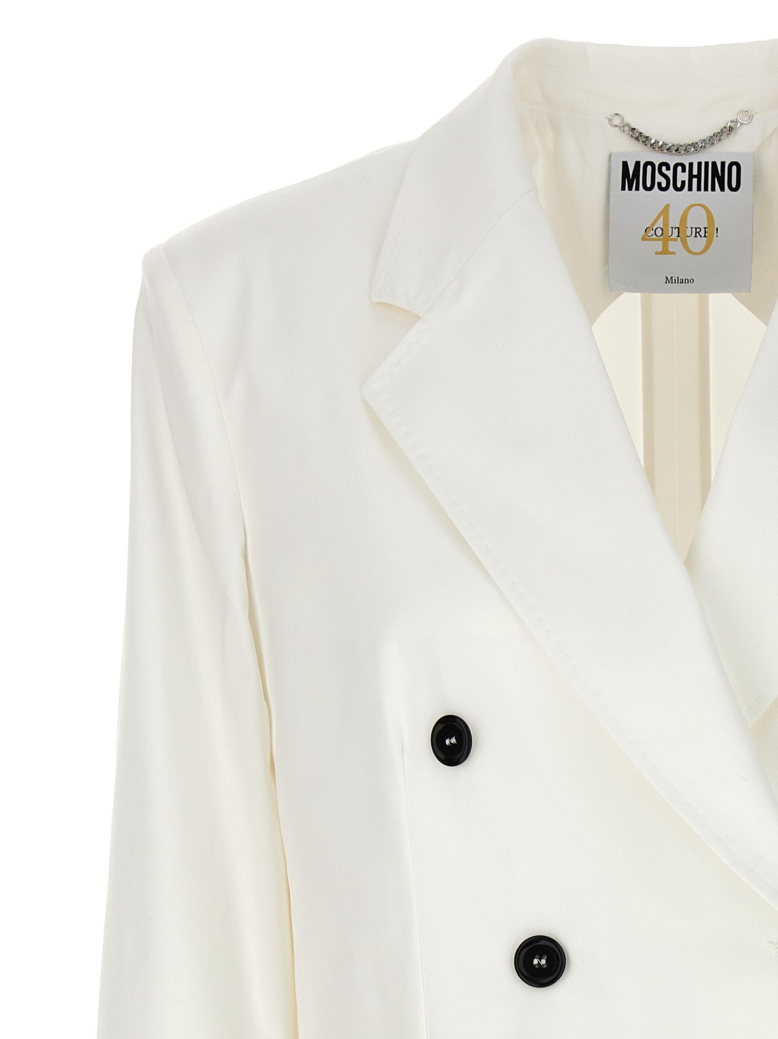 Moschino Double-Breasted Blazer Size M / US 6-8 / IT 42-44 - 3 Thumbnail