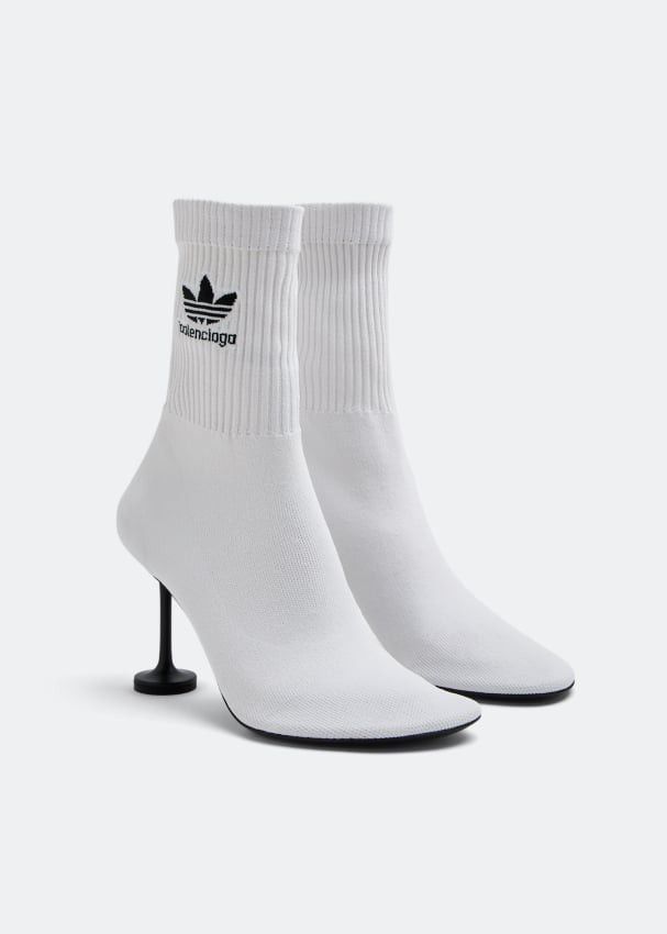 Balenciaga x Adidas Sock Boots in White Size US 10 / IT 40 - 4 Thumbnail