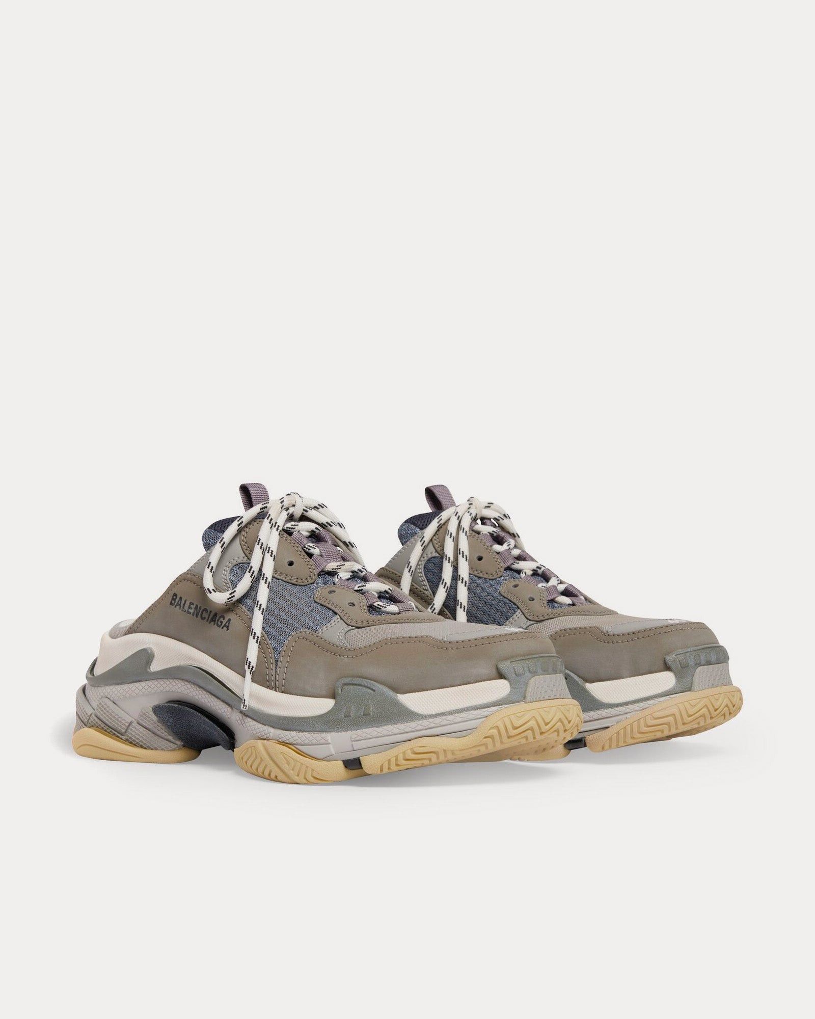 Balenciaga Triple S Mule Sneakers in gray Size US 12 / EU 45 - 3 Thumbnail