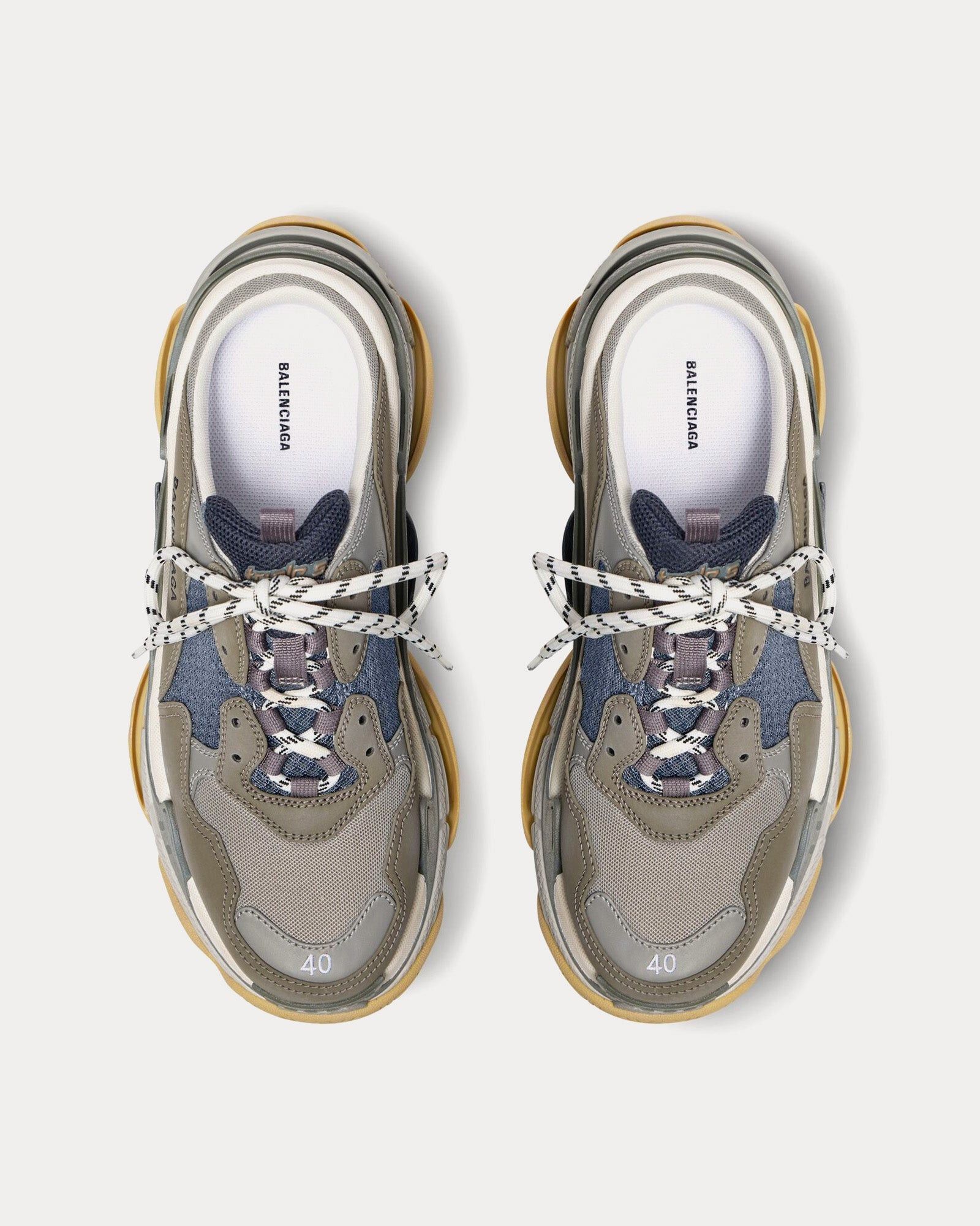 Balenciaga Triple S Mule Sneakers in gray Size US 13 / EU 46 - 2 Thumbnail