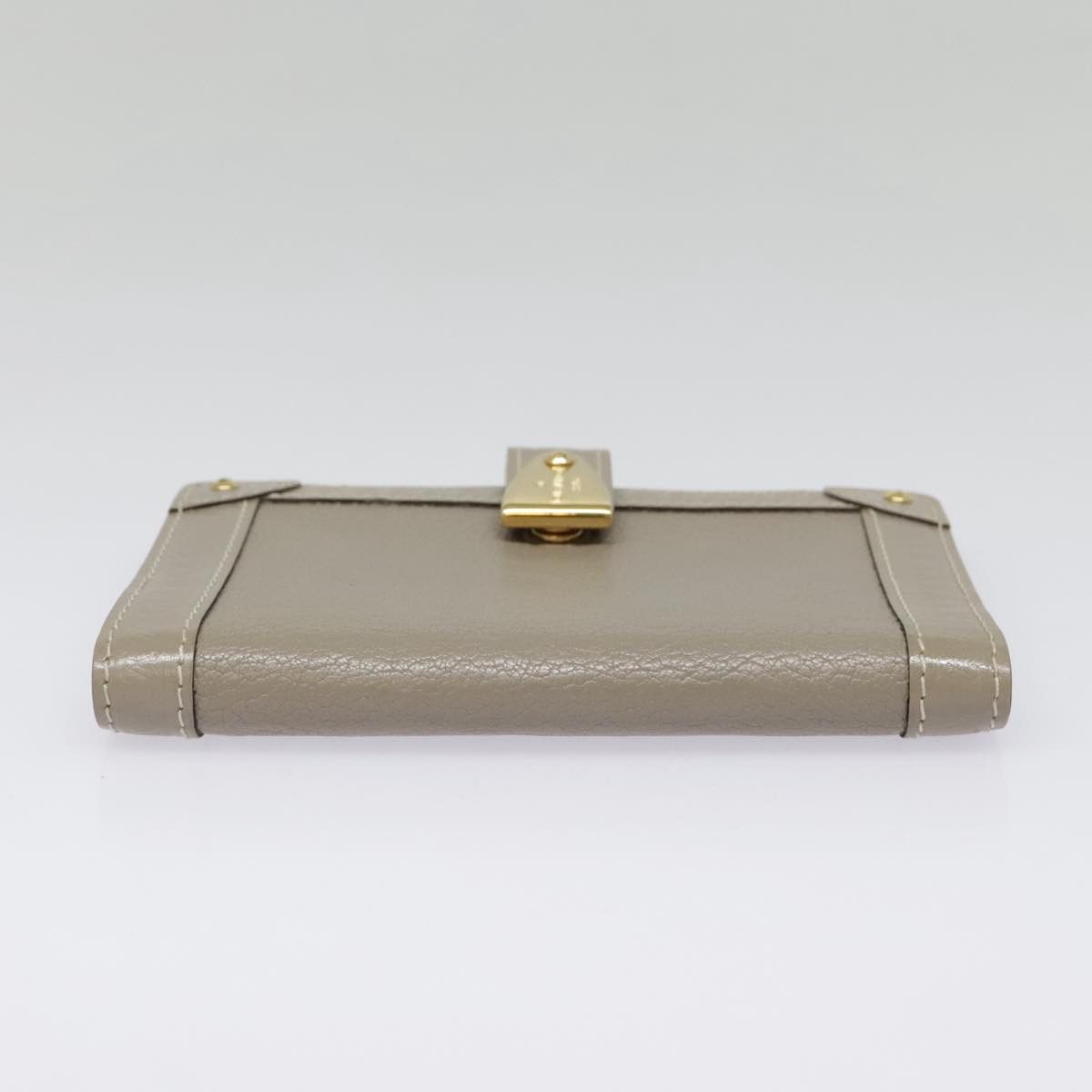 Louis Vuitton Agenda Cover Grey Leather Wallet (Pre-Owned) Size ONE SIZE - 6 Thumbnail