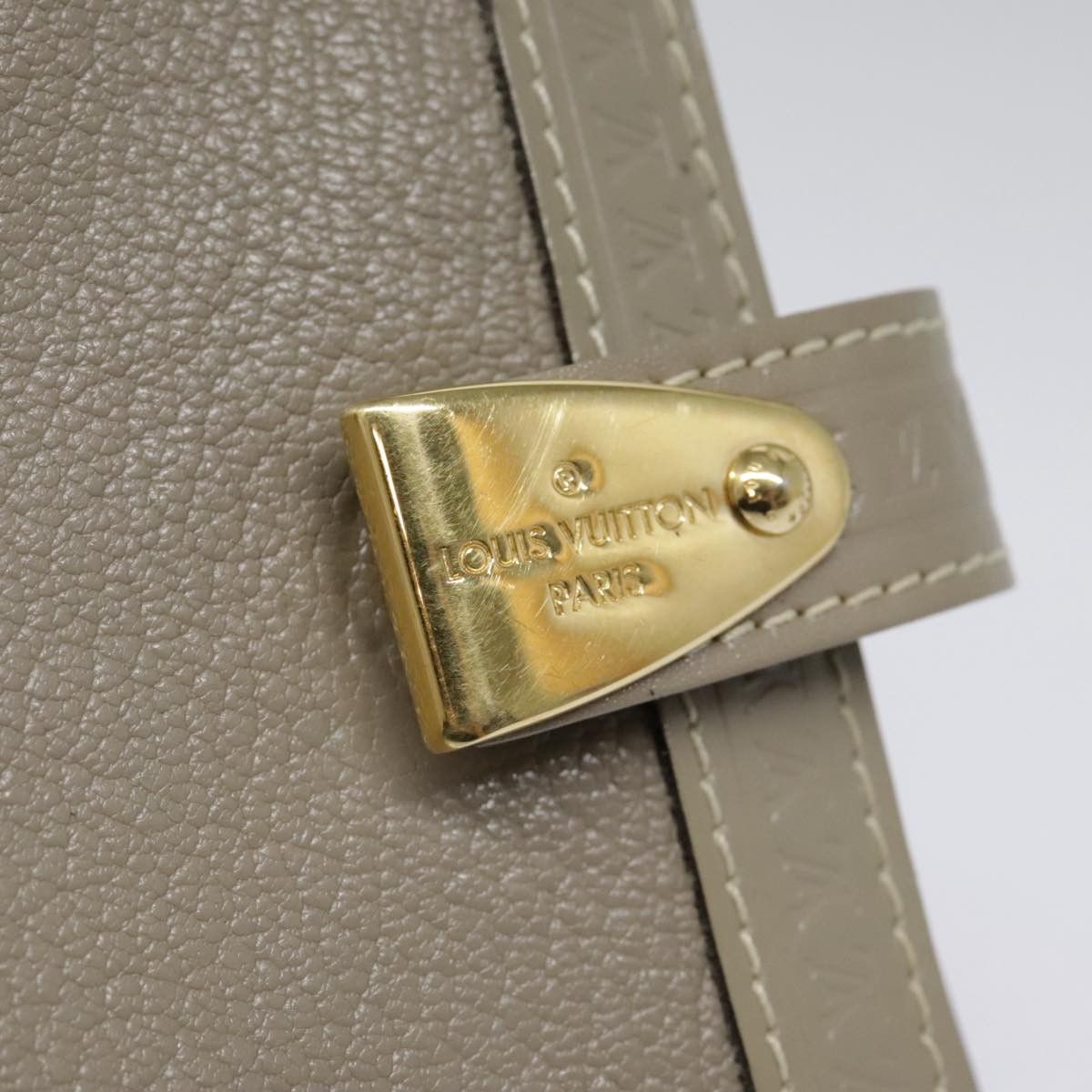 Louis Vuitton Agenda Cover Grey Leather Wallet (Pre-Owned) Size ONE SIZE - 7 Thumbnail