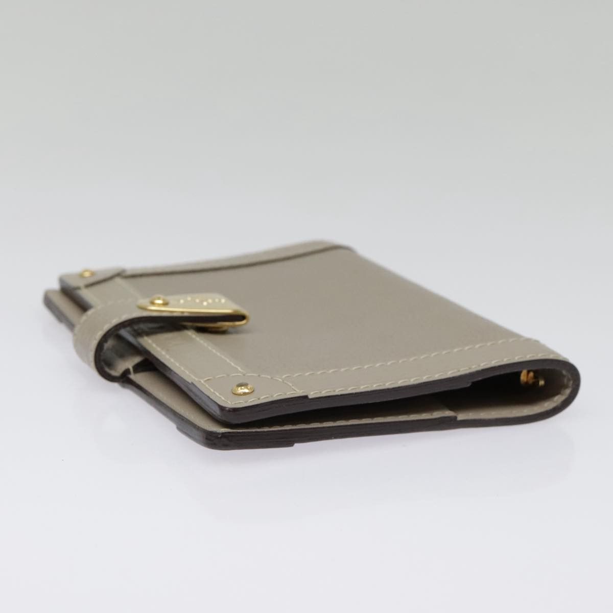 Louis Vuitton Agenda Cover Grey Leather Wallet (Pre-Owned) Size ONE SIZE - 4 Thumbnail