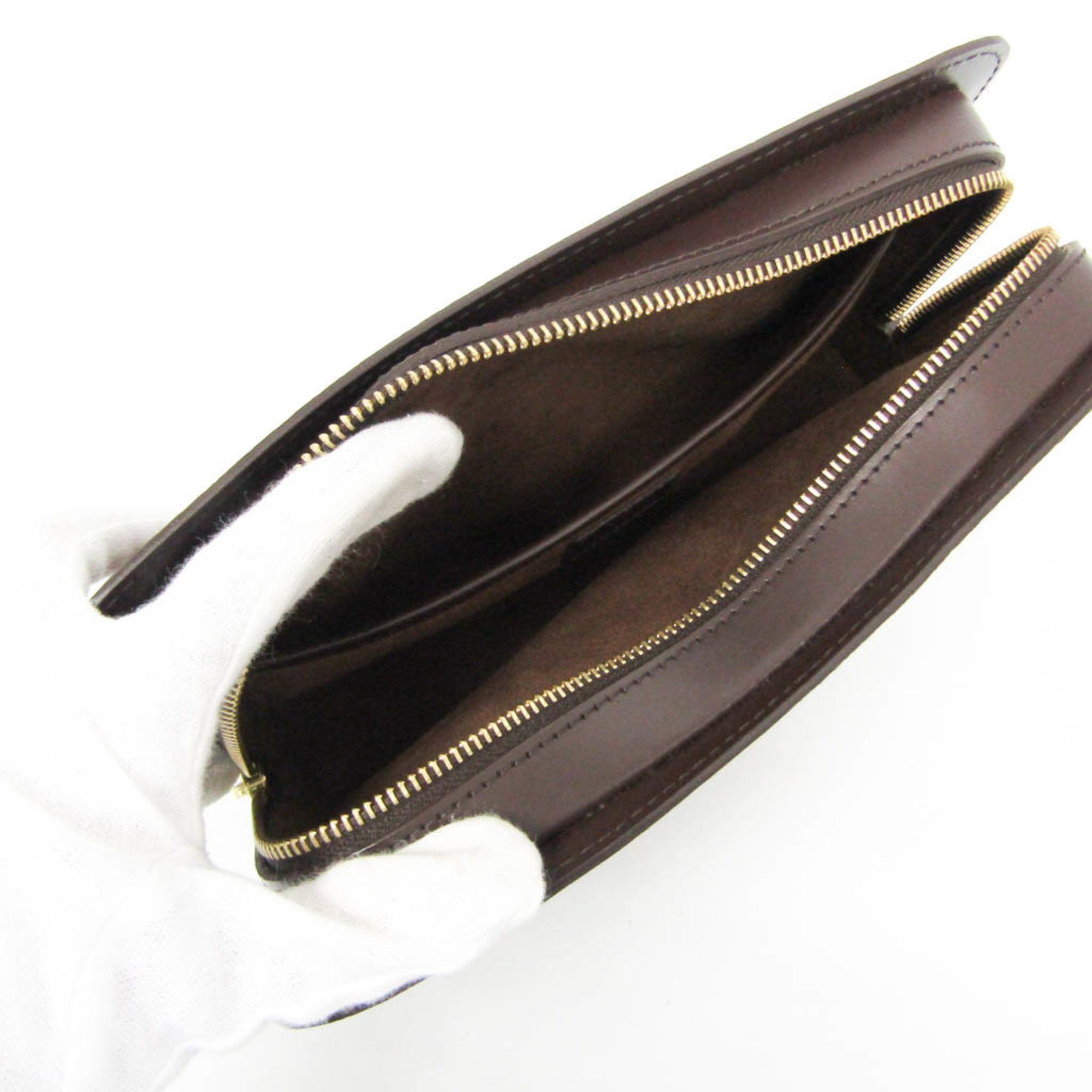 Louis Vuitton Saint-Louis Brown Canvas Clutch Bag (Pre-Owned) Size ONE SIZE - 7 Thumbnail