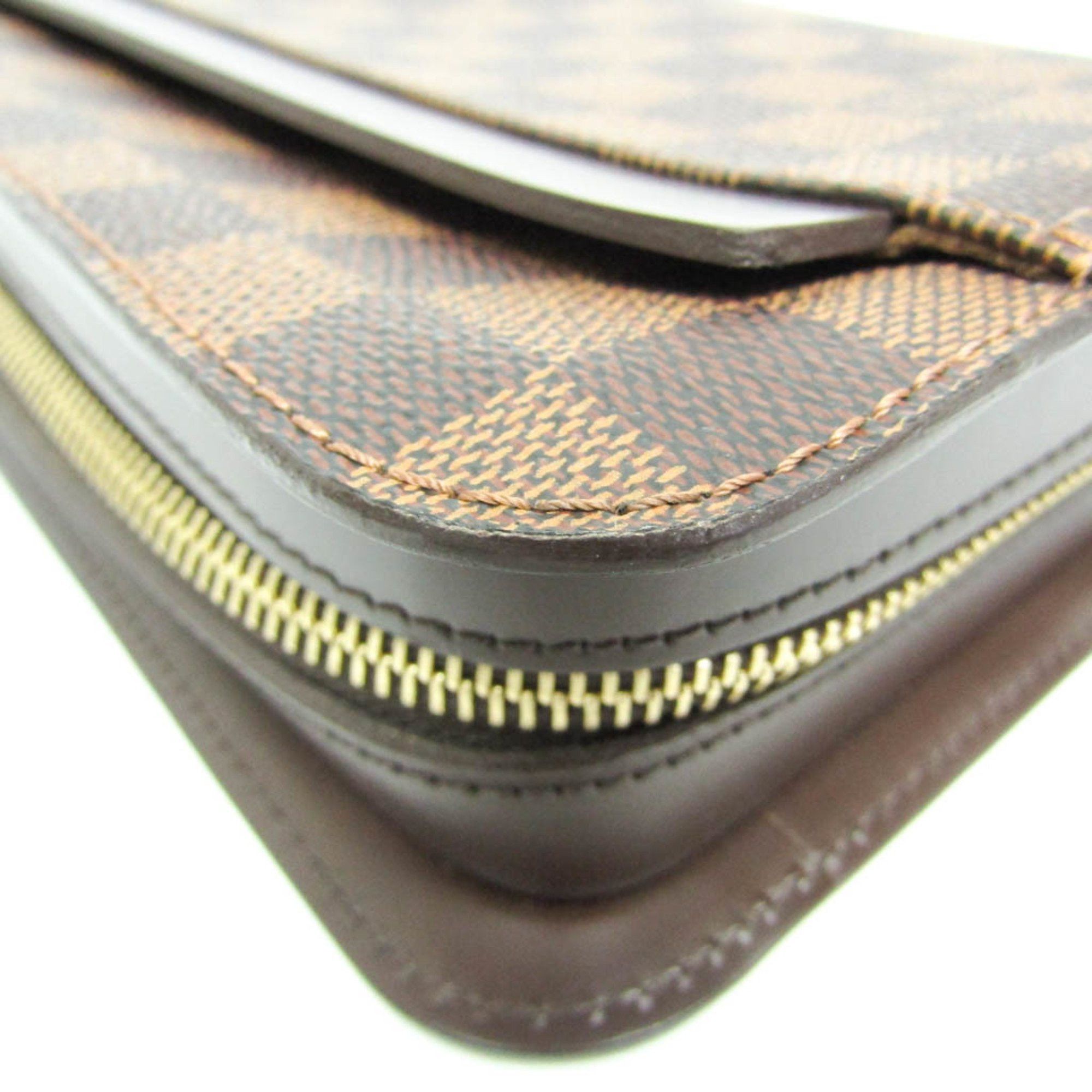 Louis Vuitton Saint-Louis Brown Canvas Clutch Bag (Pre-Owned) Size ONE SIZE - 6 Thumbnail