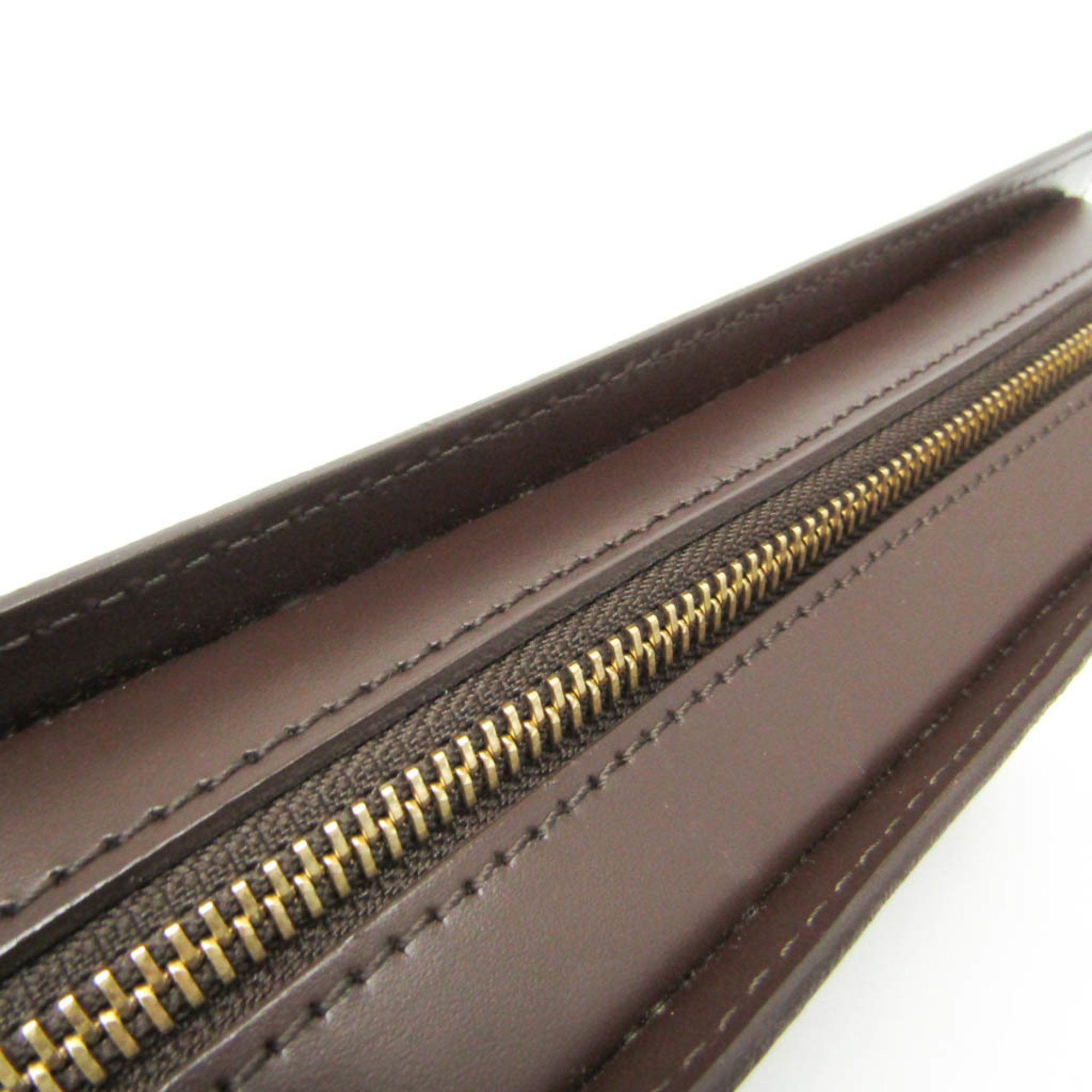 Louis Vuitton Saint-Louis Brown Canvas Clutch Bag (Pre-Owned) Size ONE SIZE - 11 Thumbnail