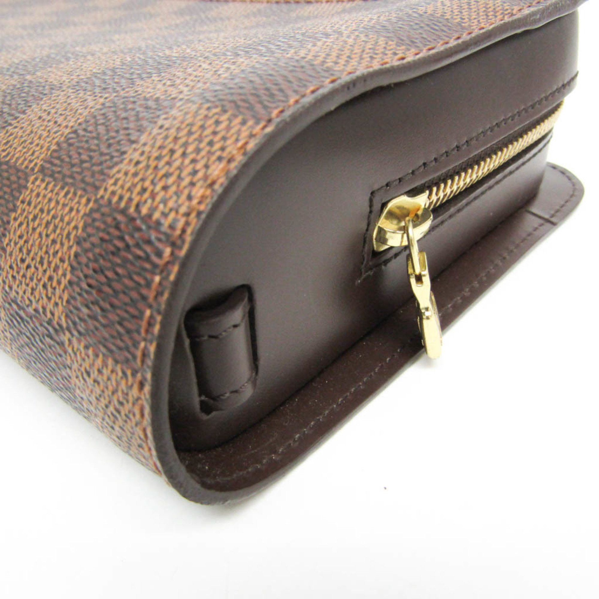 Louis Vuitton Saint-Louis Brown Canvas Clutch Bag (Pre-Owned) Size ONE SIZE - 5 Thumbnail