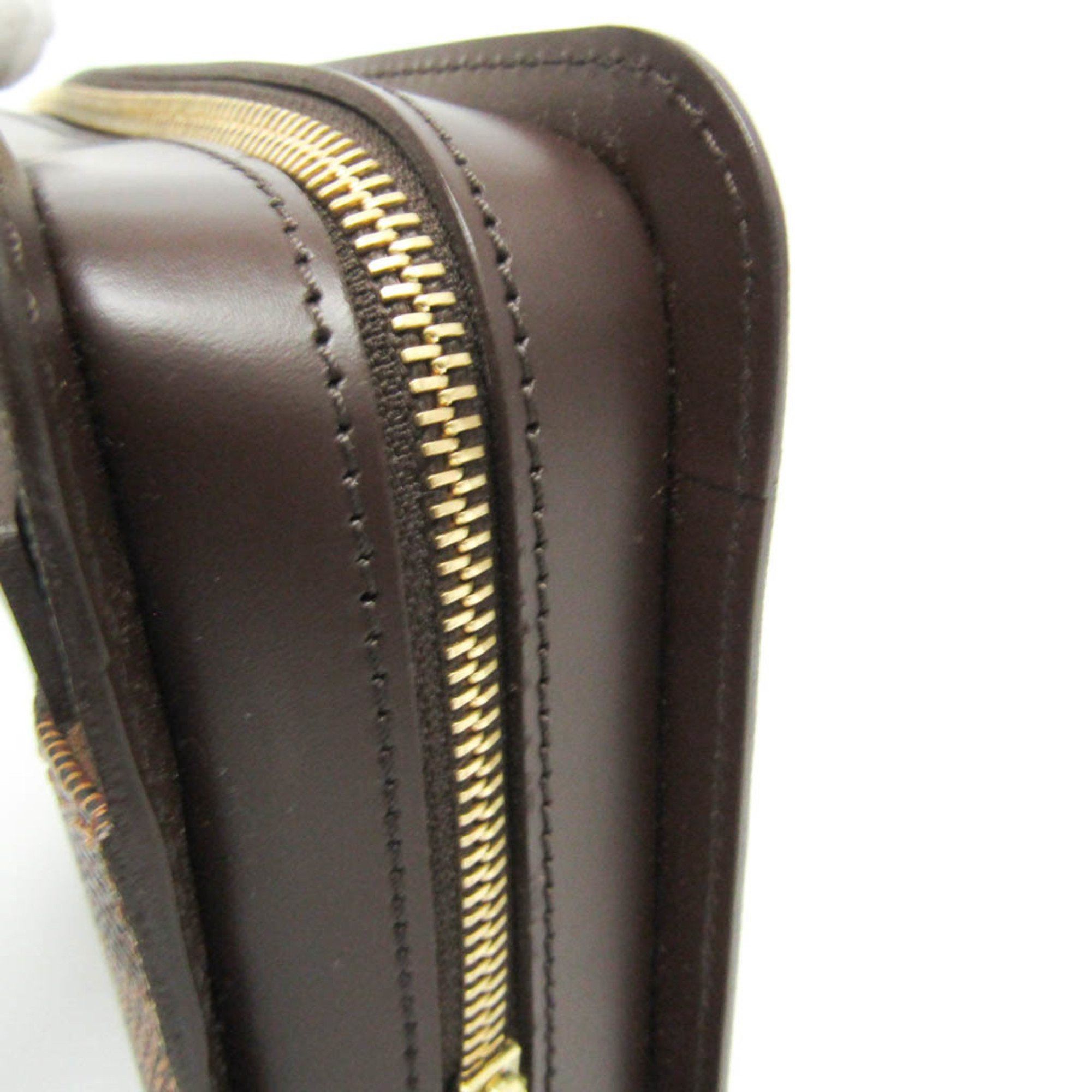 Louis Vuitton Saint-Louis Brown Canvas Clutch Bag (Pre-Owned) Size ONE SIZE - 10 Thumbnail
