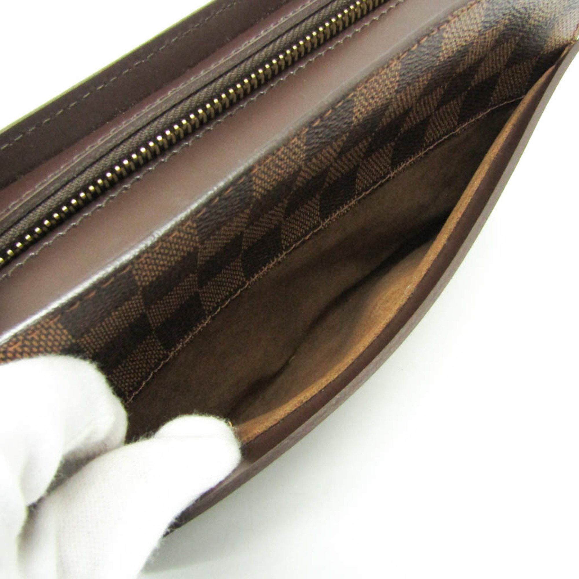 Louis Vuitton Saint-Louis Brown Canvas Clutch Bag (Pre-Owned) Size ONE SIZE - 12 Thumbnail