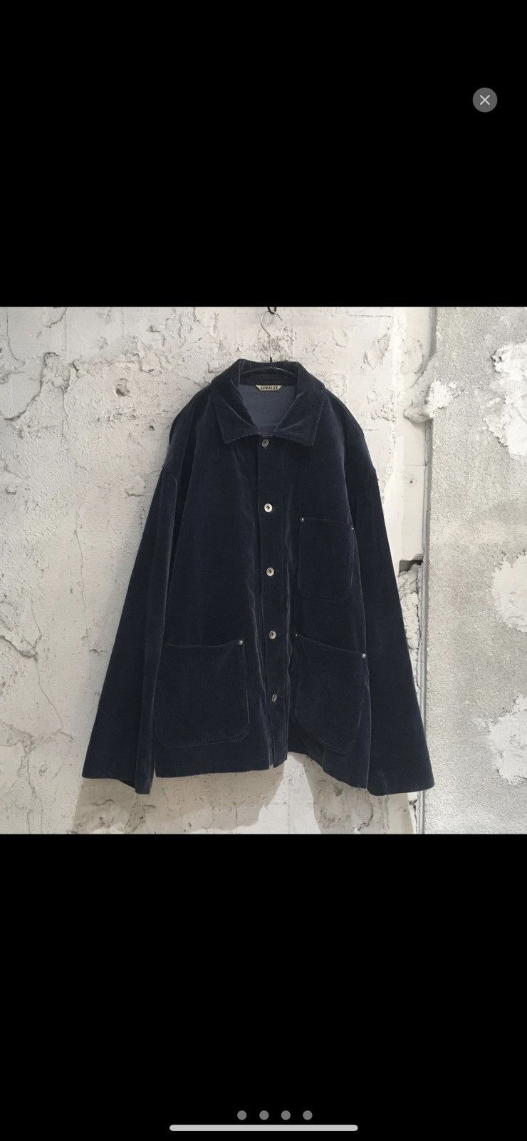 Auralee Aw17 corduroy coverall jacket | Grailed 