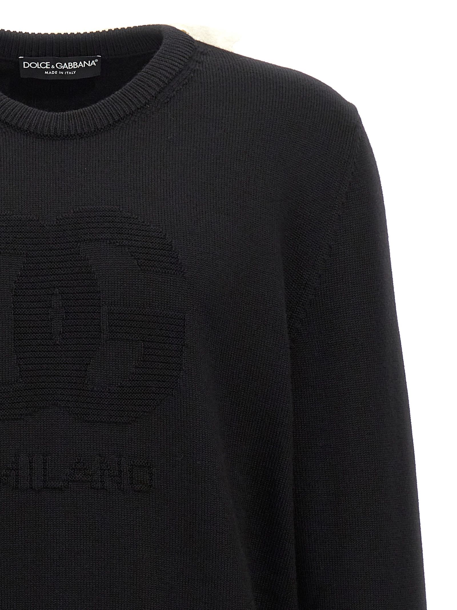 Dolce & Gabbana 'Dg' Intarsia Sweater Size US L / EU 52-54 / 3 - 3 Thumbnail