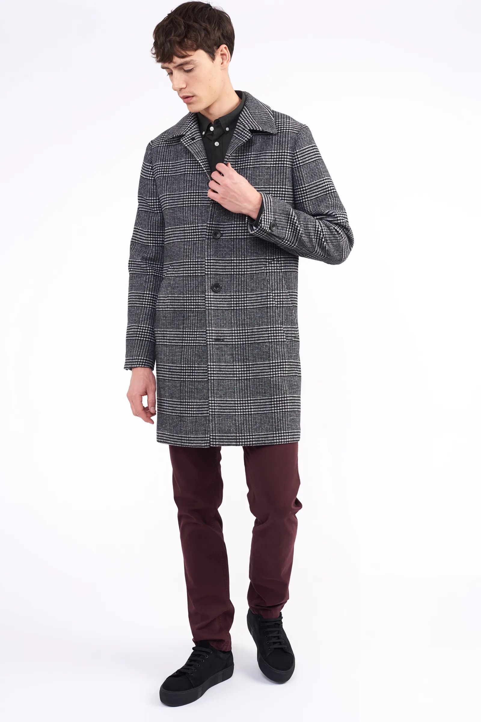 Other Bläck Jeffrey glencheck Coat Coat Size US L / EU 52-54 / 3 - 2 Thumbnail
