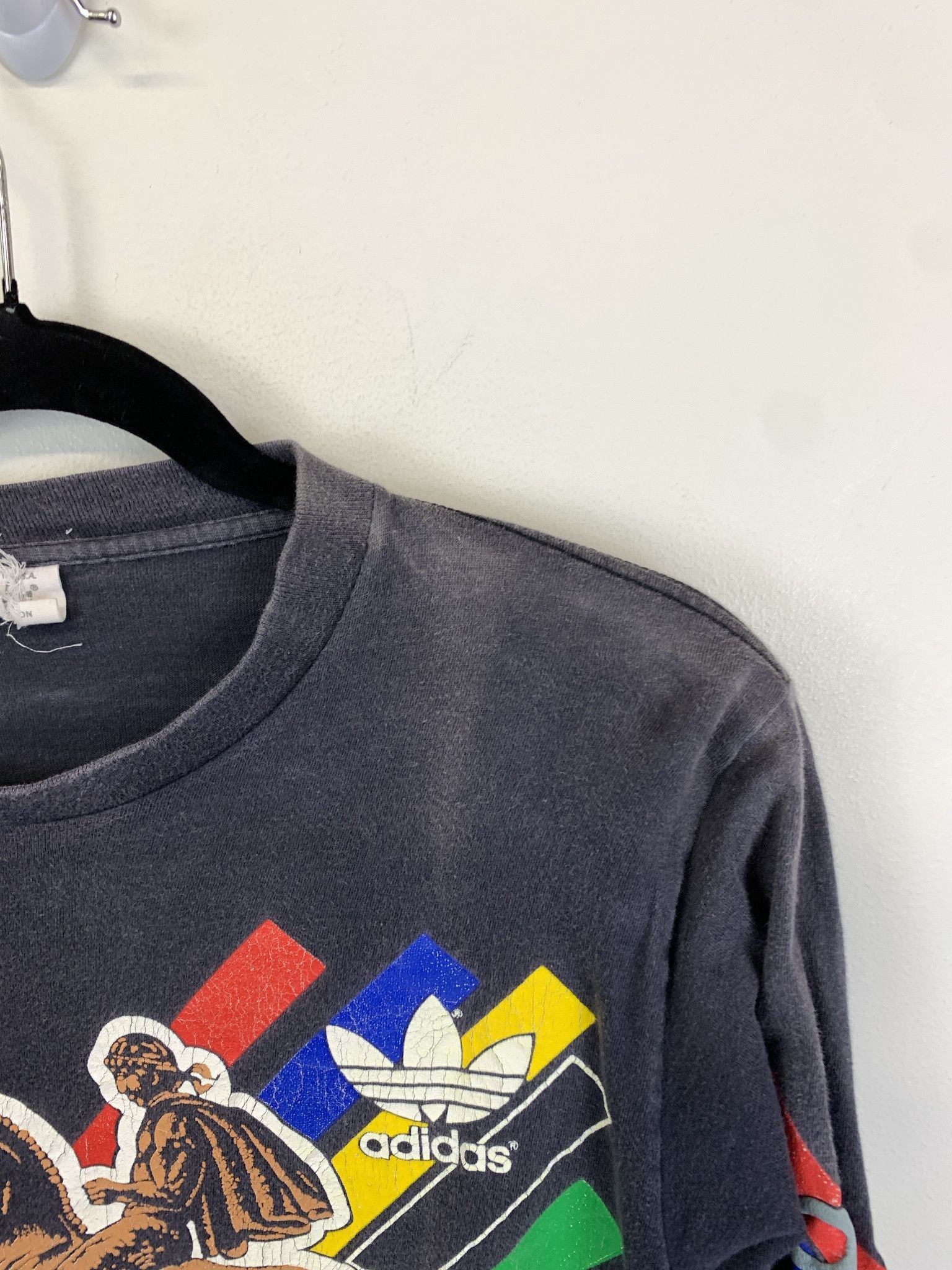 Adidas × Vintage Vintage Adidas 1956 Stalkholm Olympics Longsleeve Single Stitch Tee Size M Size US M / EU 48-50 / 2 - 2 Thumbnail