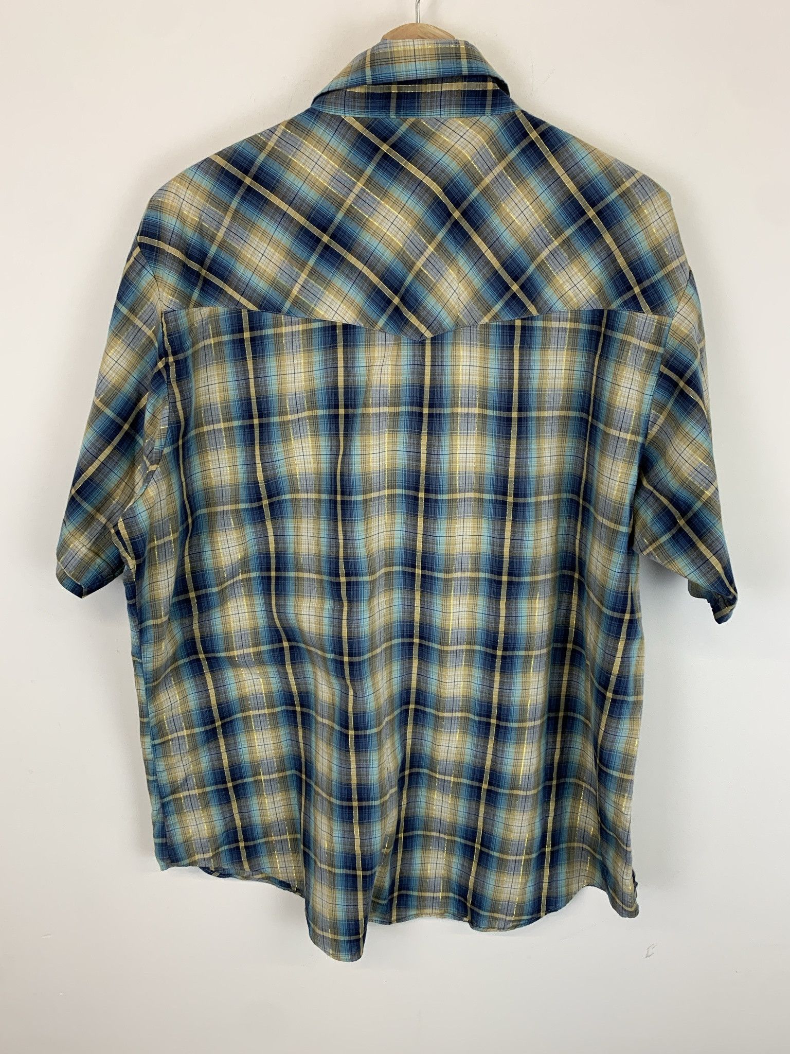 Flannel × Vintage Vintage Ely Cattleman Gold Ribon Pearl Snap Shirt Size XL Size US XL / EU 56 / 4 - 3 Thumbnail