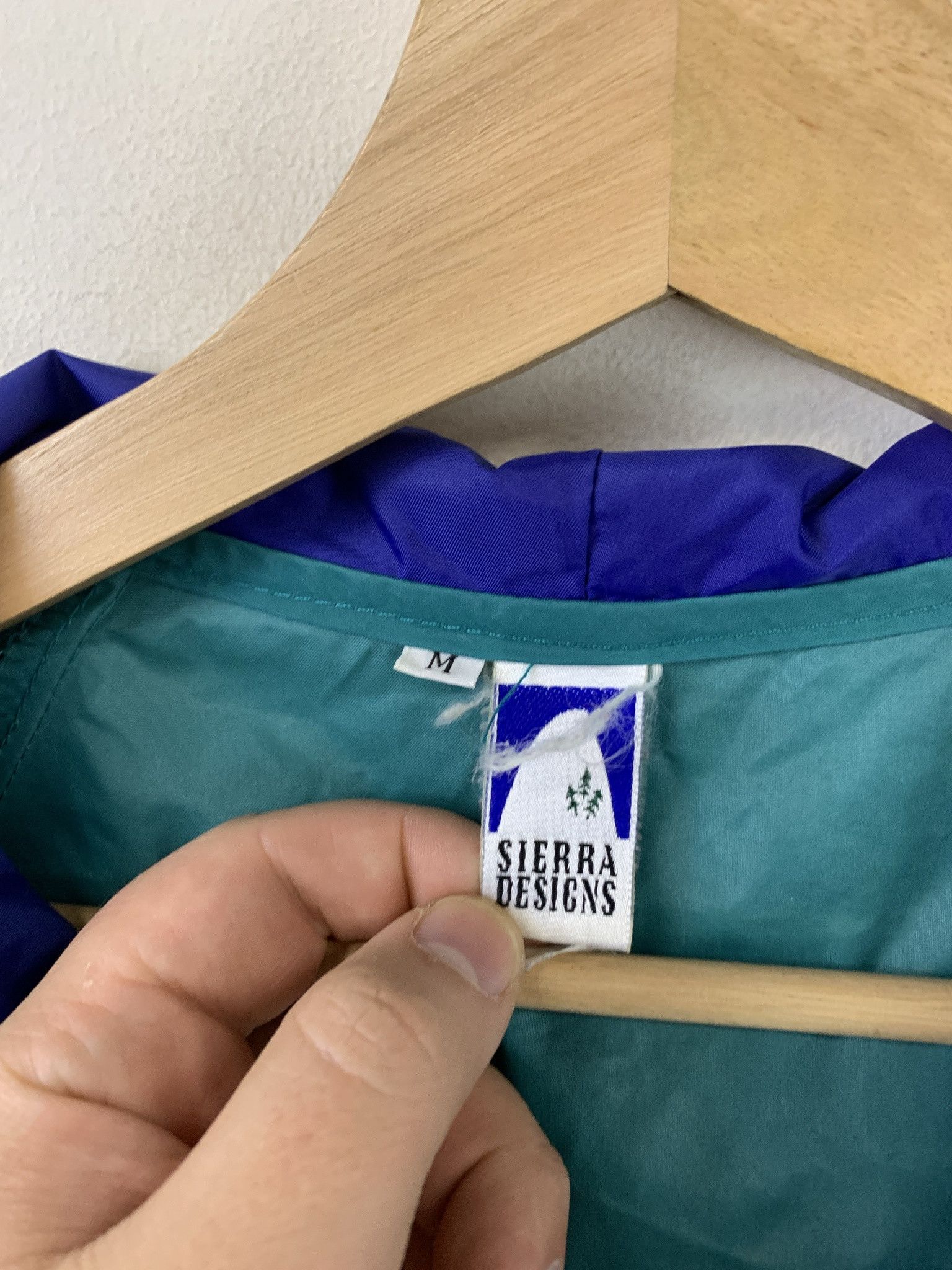 Sierra Designs Vintage 1990s Sierra Design Teal Blue Anorak Light Windbreaker Size XL Size US L / EU 52-54 / 3 - 2 Thumbnail