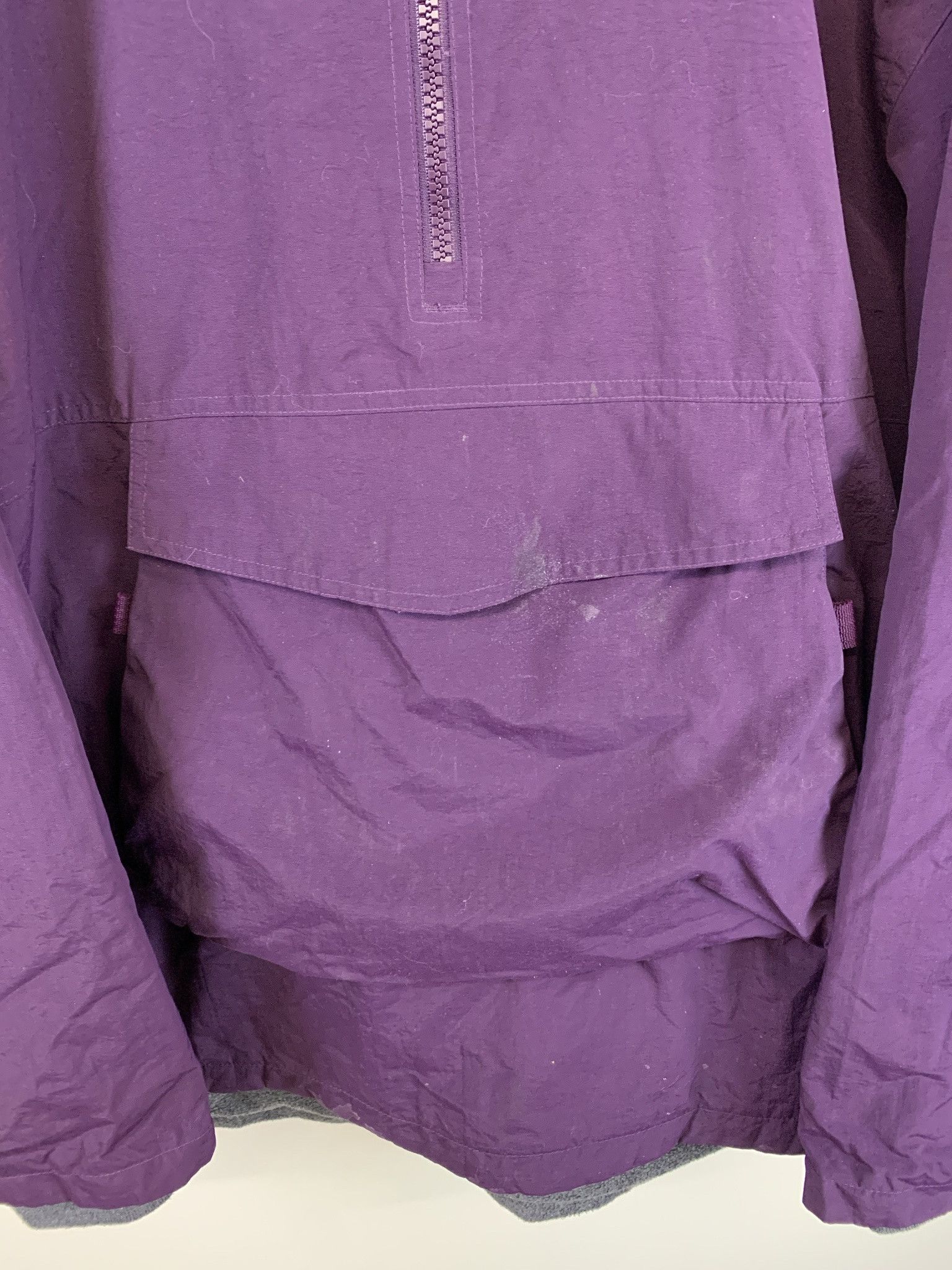 Vintage Vintage 1990s Reversible Purple Grey Fleece Lined Windbreaker Size L Size US L / EU 52-54 / 3 - 2 Thumbnail