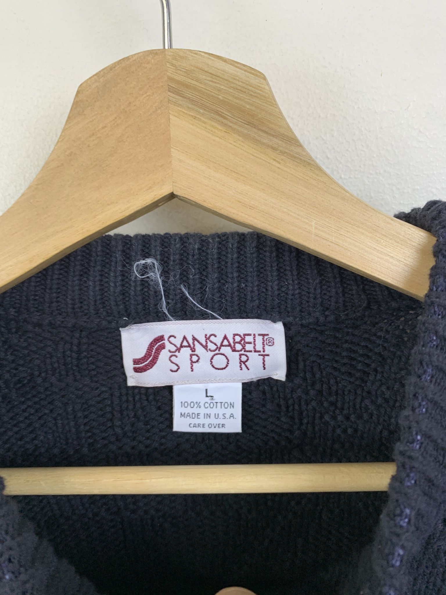 Other Vintage Knit Sweater 1990s Navy Tonal Diamond Knit Sweater Size L Size US L / EU 52-54 / 3 - 2 Thumbnail