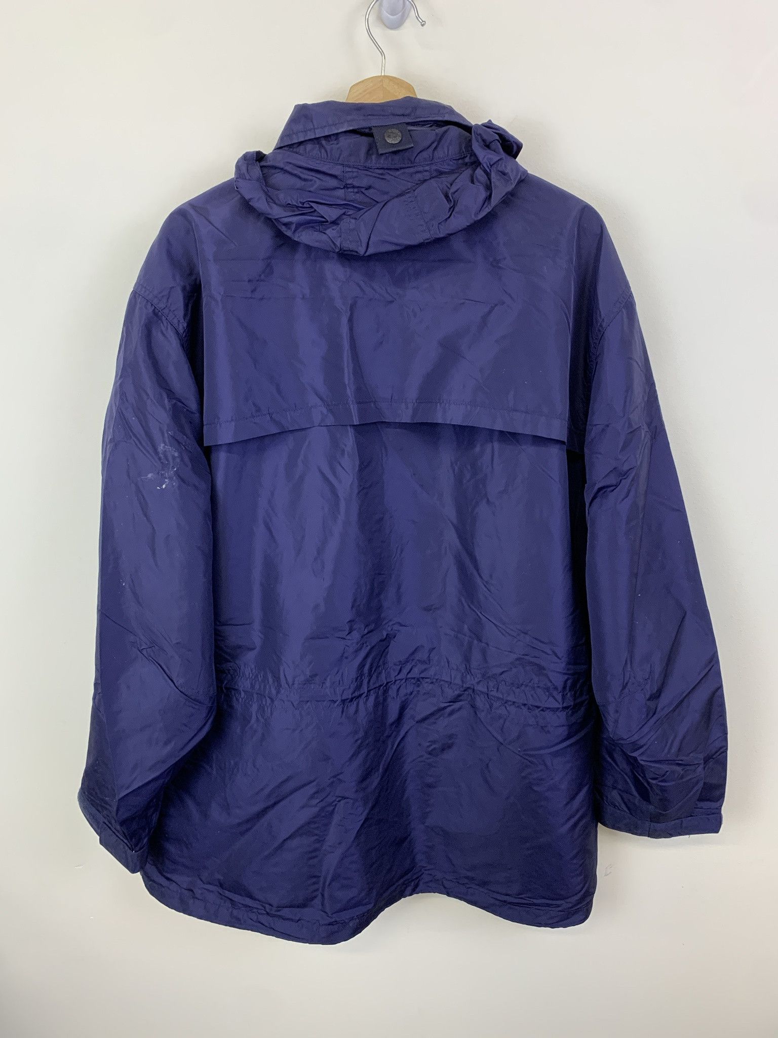 Polo Ralph Lauren Vintage 1990s Polo Ralph Lauren Navy Windbreaker Jacket Size XL Size US XL / EU 56 / 4 - 3 Thumbnail