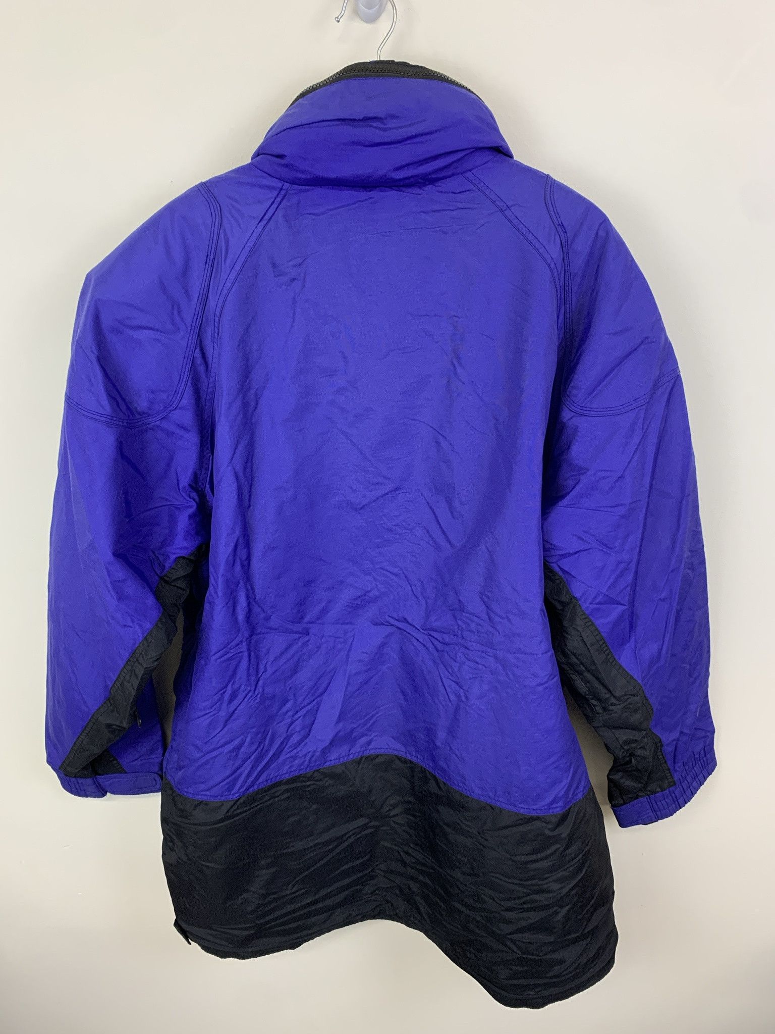 NASCAR Vintage 1990s Fila Blue Black Windbreaker Jacket Size XL Size US XL / EU 56 / 4 - 4 Thumbnail