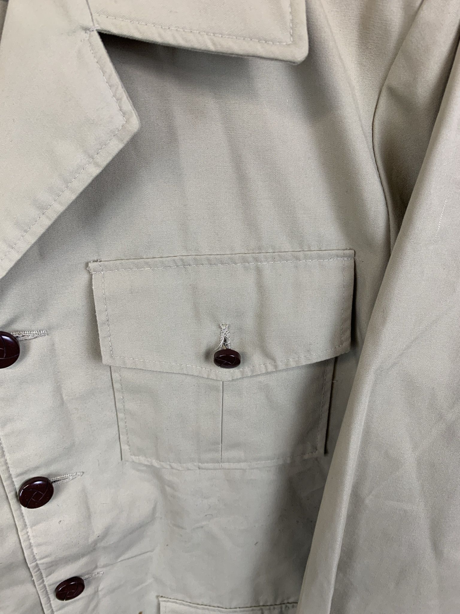 Vintage Vintage 90s Tan Light Windbreaker Button Up Jacket Size S Size US S / EU 44-46 / 1 - 3 Thumbnail