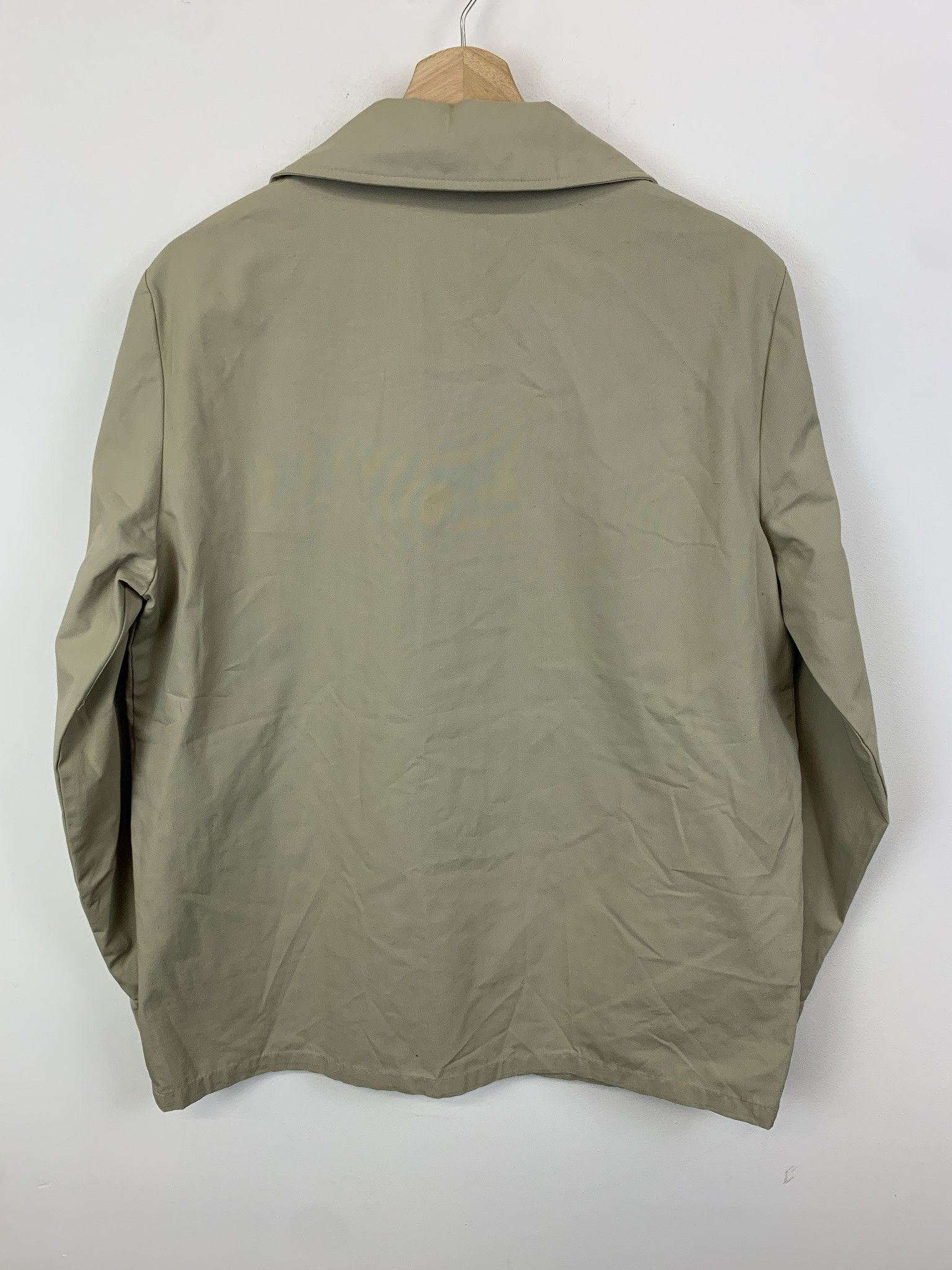 Vintage Vintage 90s Tan Light Windbreaker Button Up Jacket Size S Size US S / EU 44-46 / 1 - 4 Thumbnail