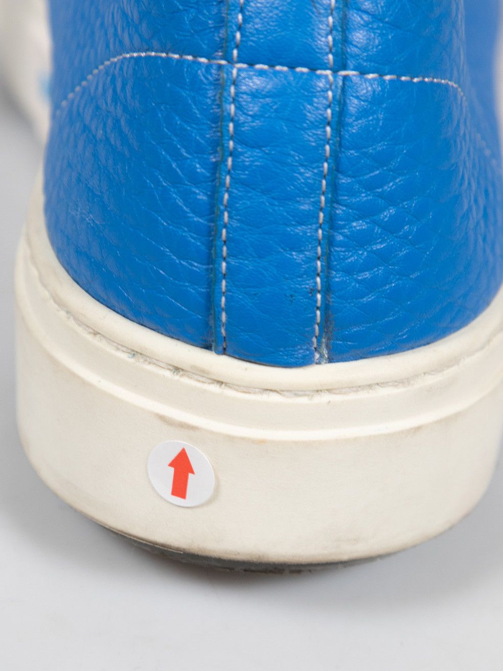 Fendi Blue Leather Domino Trainers Size US 8 / IT 38 - 13 Thumbnail